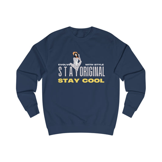 Unisex Sweatshirt_ N+ Series USS PT2WW002_ WestenWawes Limited Edition Unisex Cotton-Poly Blend Sweatshirt by WesternWaves: