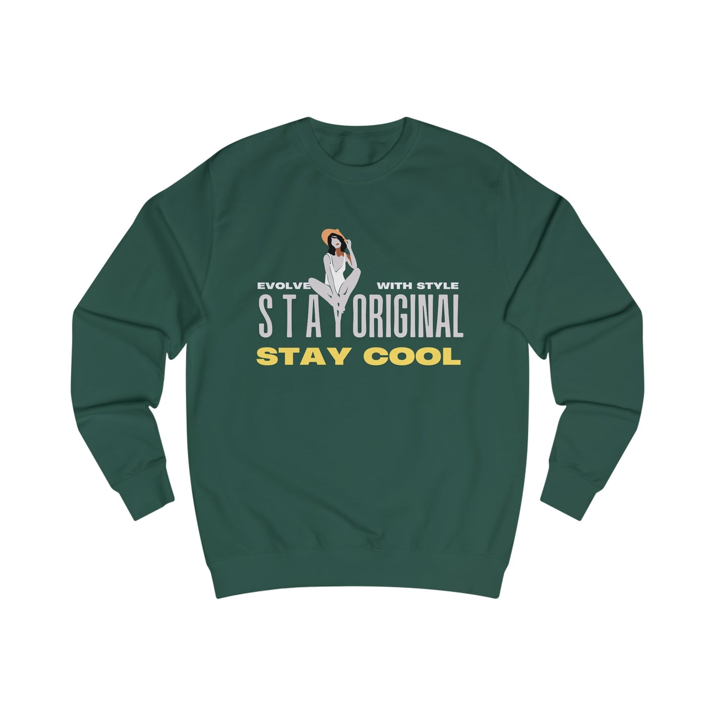 Unisex Sweatshirt_ N+ Series USS PT2WW002_ WestenWawes Limited Edition Unisex Cotton-Poly Blend Sweatshirt by WesternWaves: