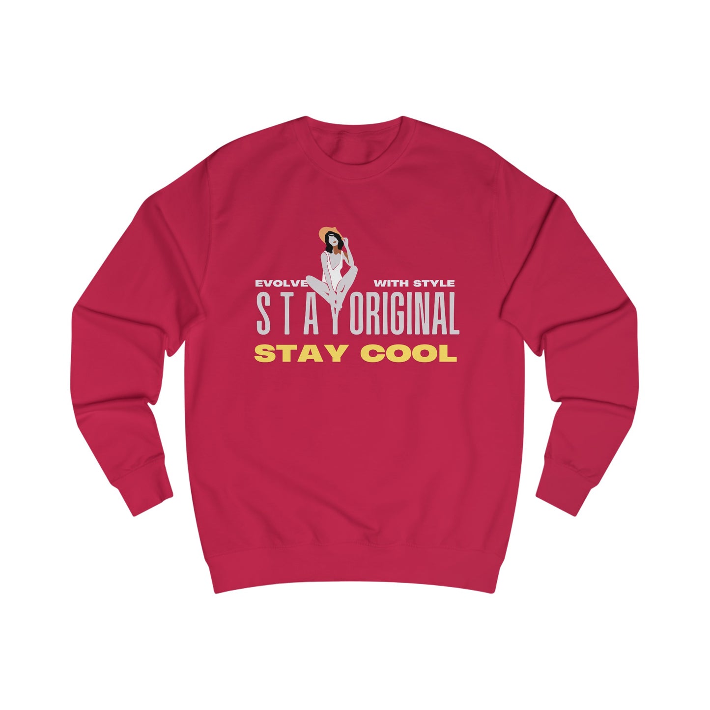 Unisex Sweatshirt_ N+ Series USS PT2WW002_ WestenWawes Limited Edition Unisex Cotton-Poly Blend Sweatshirt by WesternWaves: