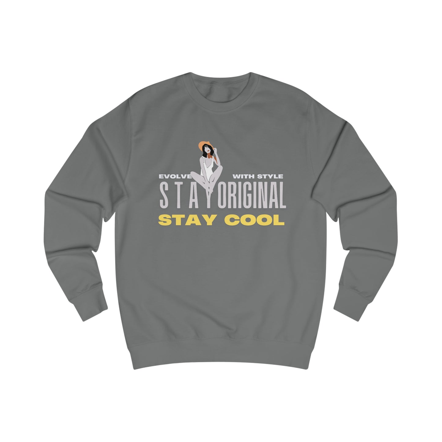 Unisex Sweatshirt_ N+ Series USS PT2WW002_ WestenWawes Limited Edition Unisex Cotton-Poly Blend Sweatshirt by WesternWaves: