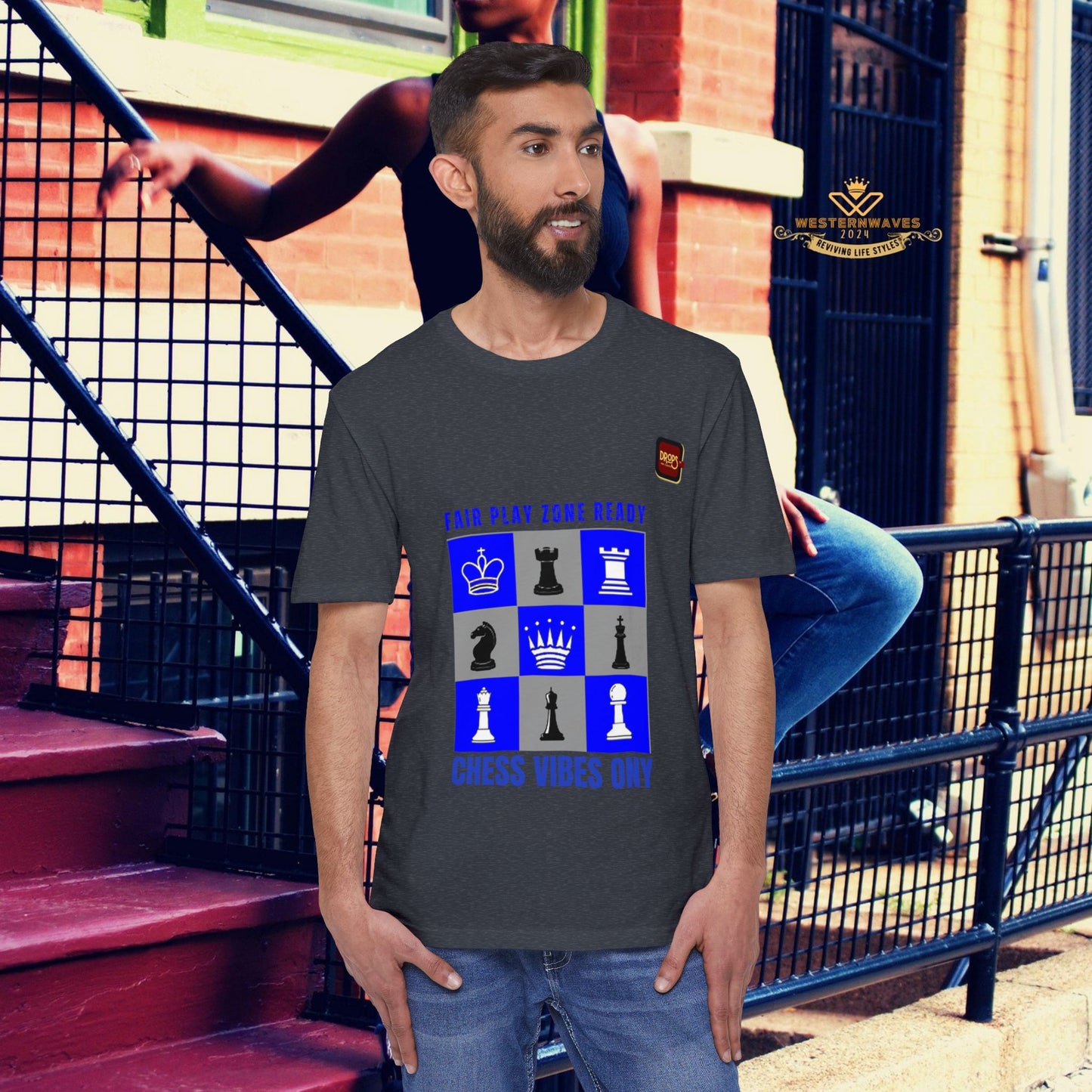 Unisex District® Re-Tee®_ N Series USDRR_ PT2WW001_ Sustainable Style by WesternWaves: