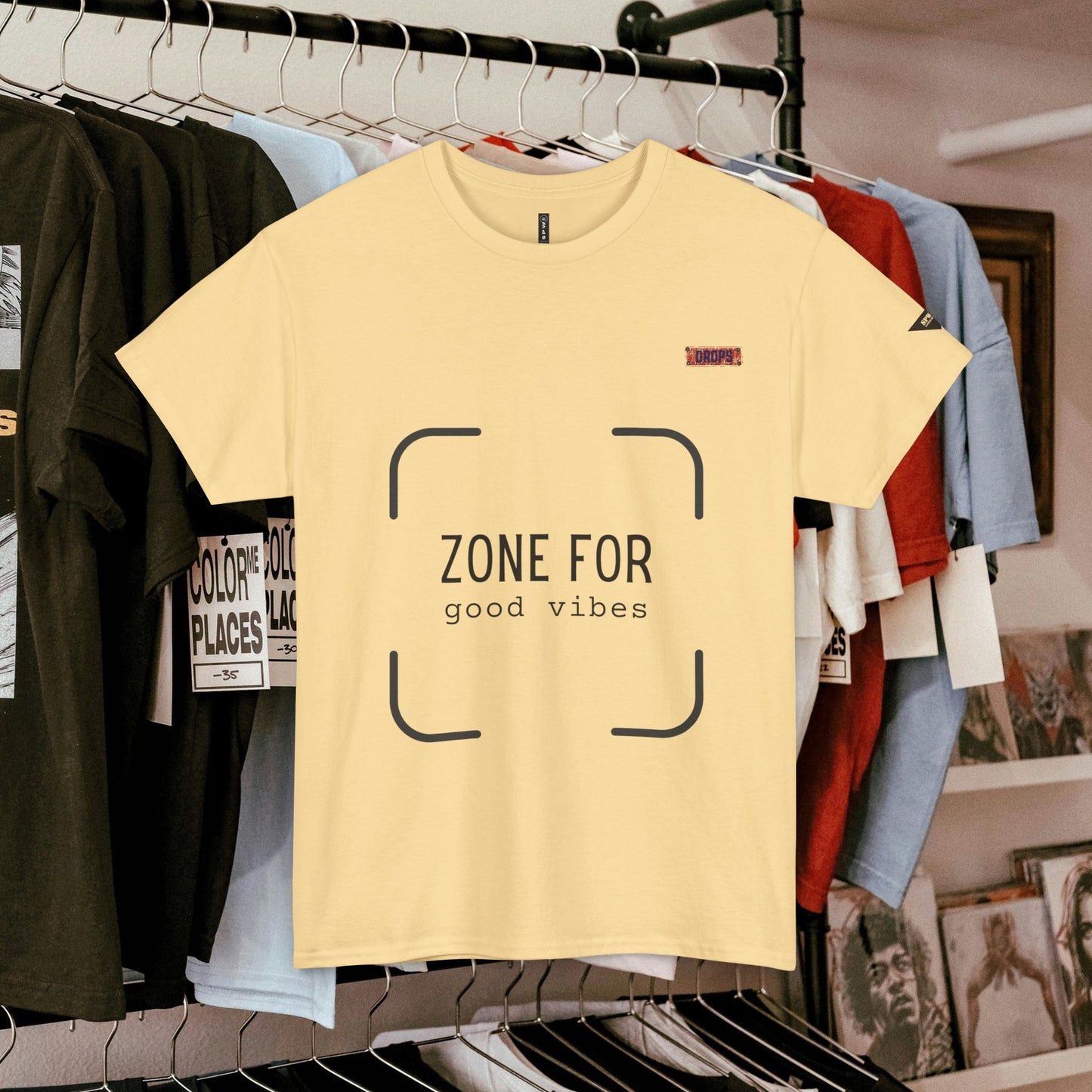 Unisex Heavy Cotton Tee_ Series N8+ USHCTEE PT2WW001_ 12 Sep 2025_ Limited Edition Unique Summer-wear by WesternWaves: