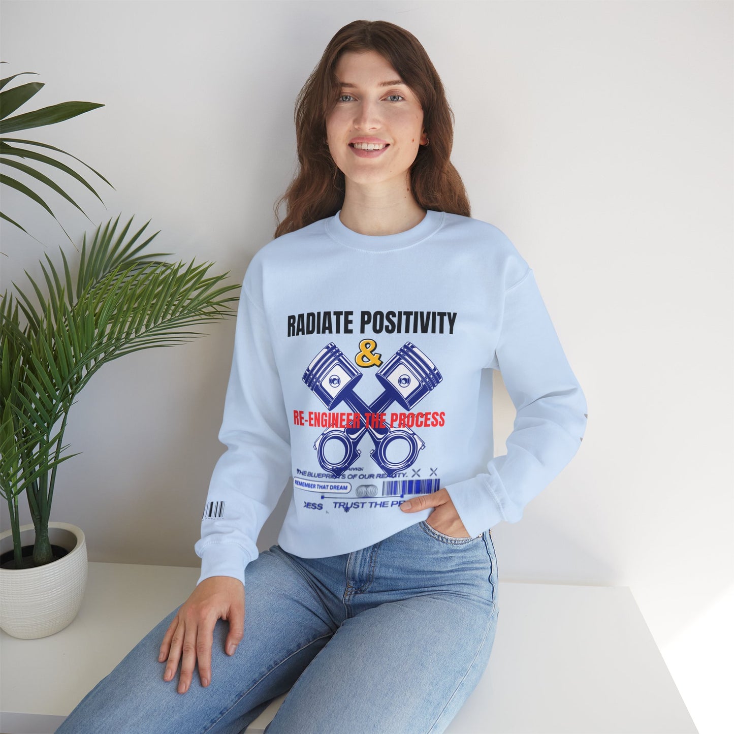 Unisex Heavy Blend™ Crewneck Sweatshirt_ N2+ Series UHBCSS PT2WW003_ Limited Edition Pure Luxury by WesternWaves: