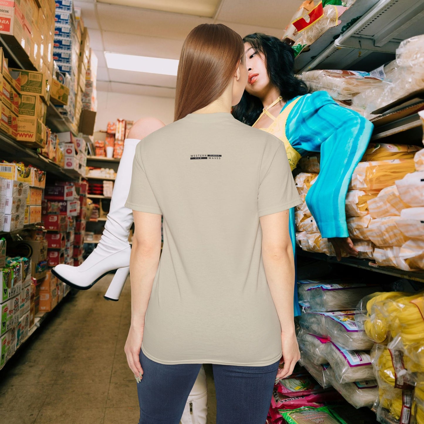 Unisex Ultra Cotton Tee_ Classic Comfort Unleashed_ N2* Series USUCTEE PT2WW010_ Limited Edition Maximum Comfort & Style by WesternWaves: