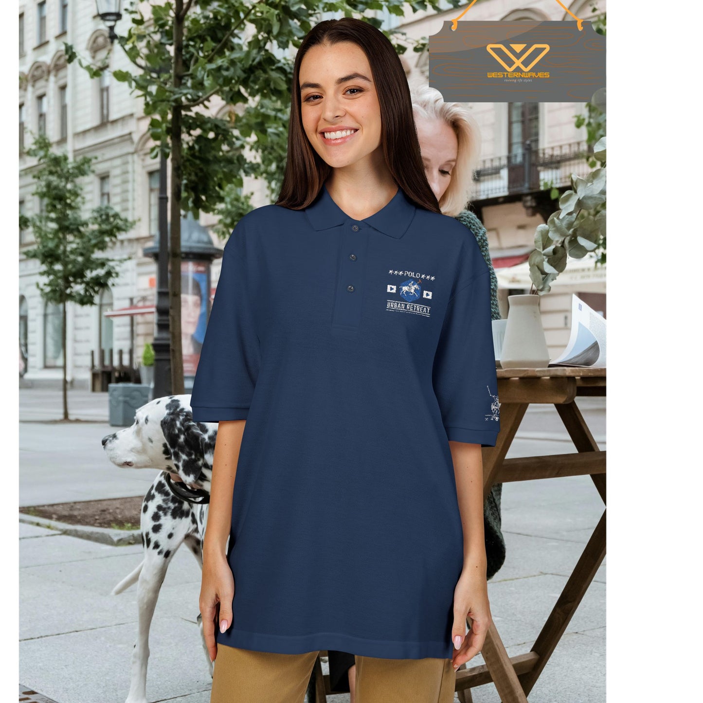 Unisex Polo Shirt_ Series N8+ USPS PT2WW001_ 11 Sep 2025_ Limited Edition Casual Wear by WesternWaves: