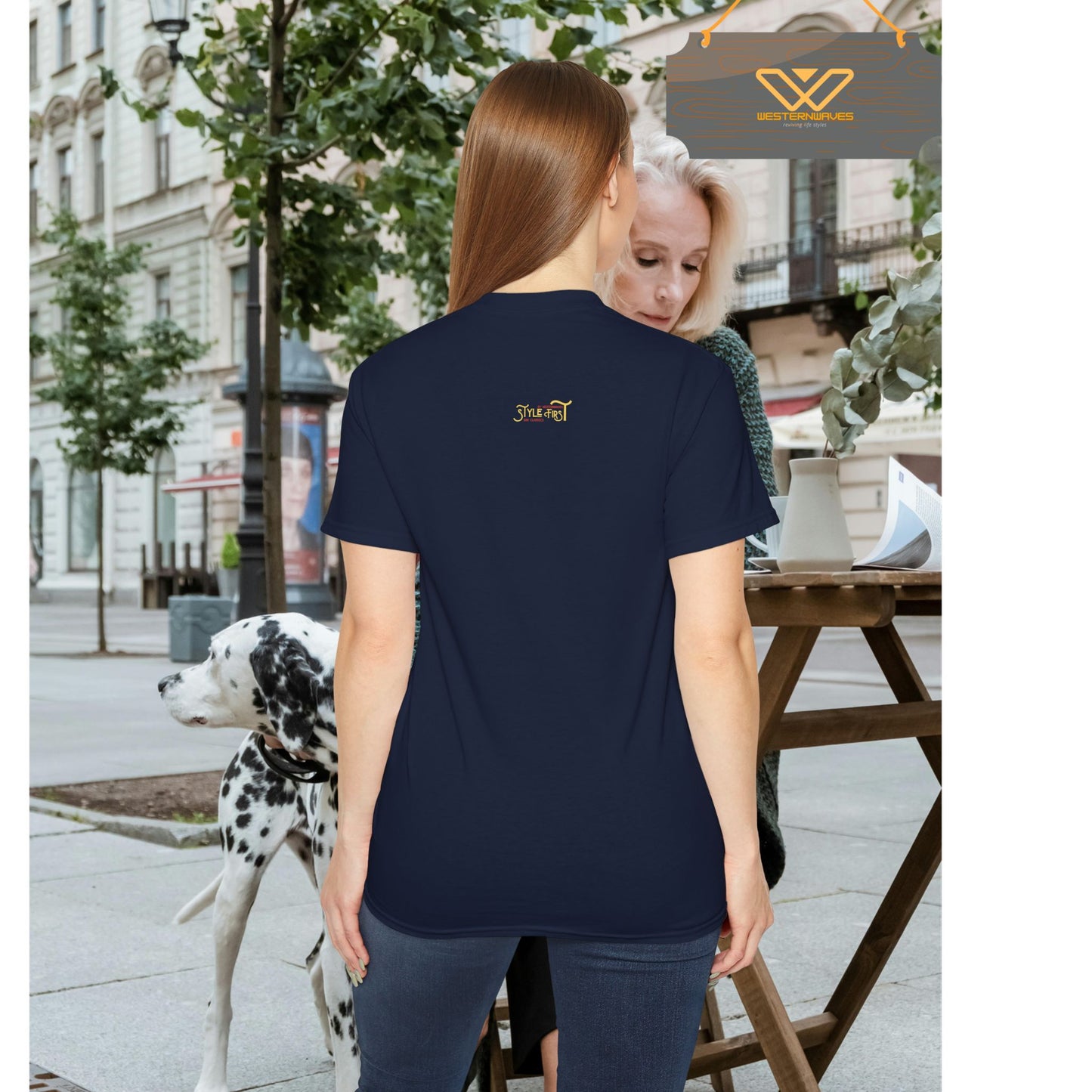 Unisex Ultra Cotton Tee_ Classic Comfort Unleashed_ N2* Series USUCTEE PT2WW009_ Limited Edition Maximum Comfort & Style by WesternWaves: