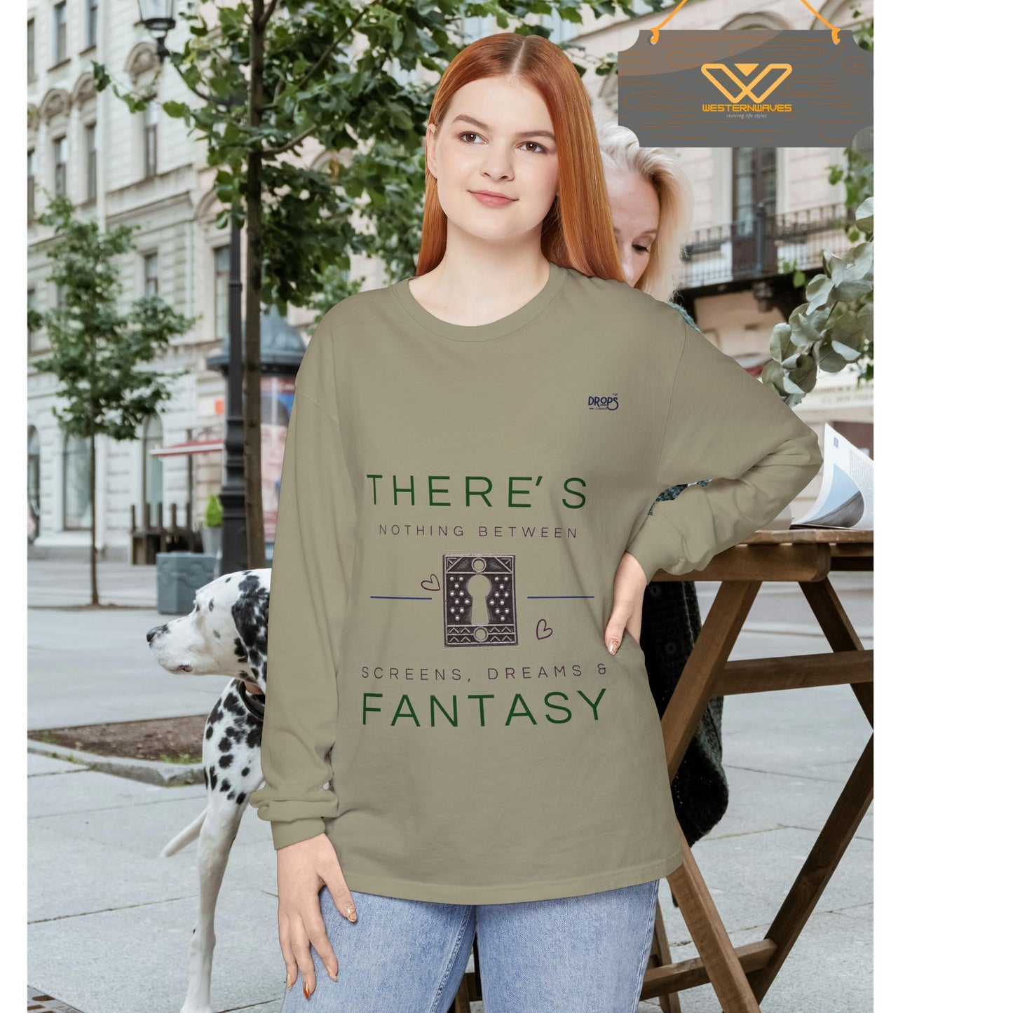 Unisex Long Sleeve T-Shirt_ N7+ Series USLSTSHIRT PT2WW001_ Limited Edition Trendy Vibes by WesternWaves: