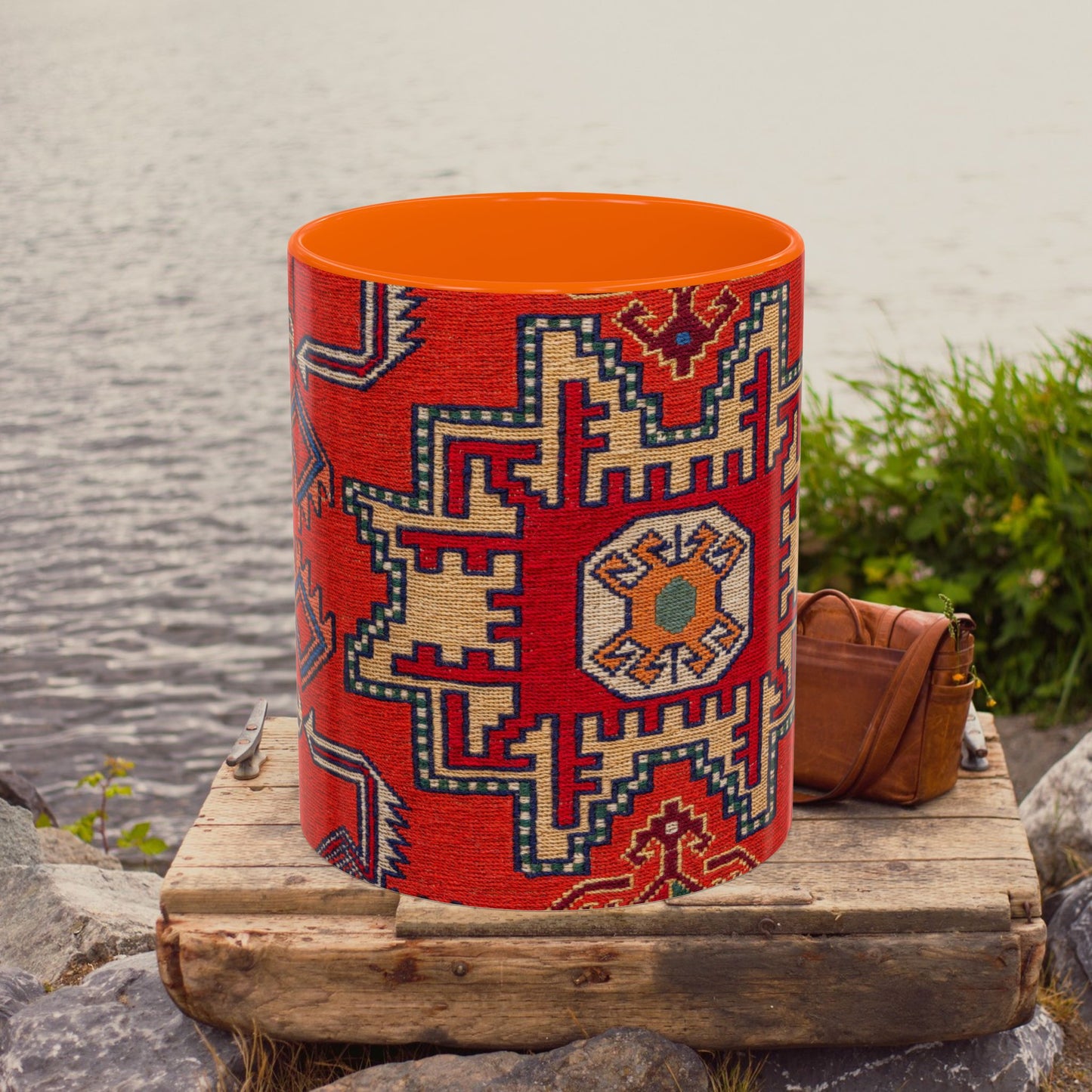 Accent Coffee Mug 11, 15oz_ N3+ Series ACM11OZ PT2WW019_ Limited Edition Perfect Blend of Style by WesternWaves: