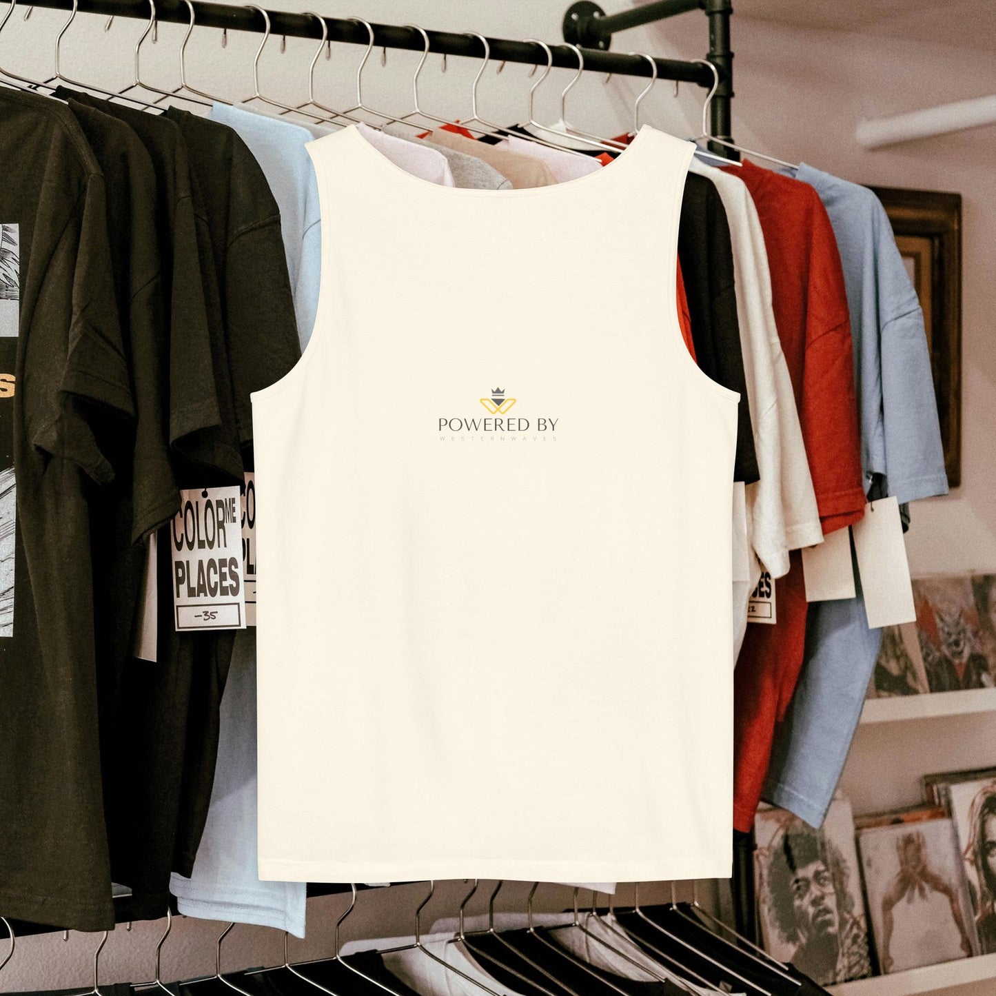 Unisex Garment-Dyed Tank Top_ 27 June 2025_ Limited Edition Summer Sports Apparel by WesternWaves: