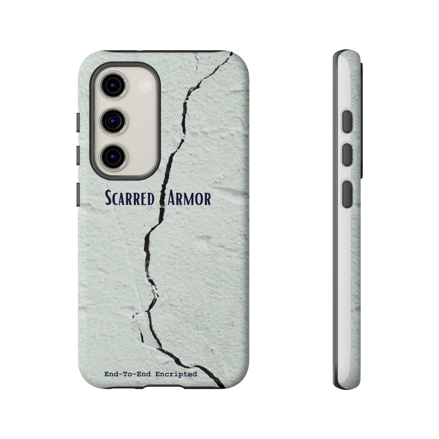 Tough Cases_ Samsung Galaxy Phone Case_ Series N8+ TCPCASE PT2WW003_ Limited Edition Scarred Armor Design Samsung Galaxy Phone Cases by WesternWaves: