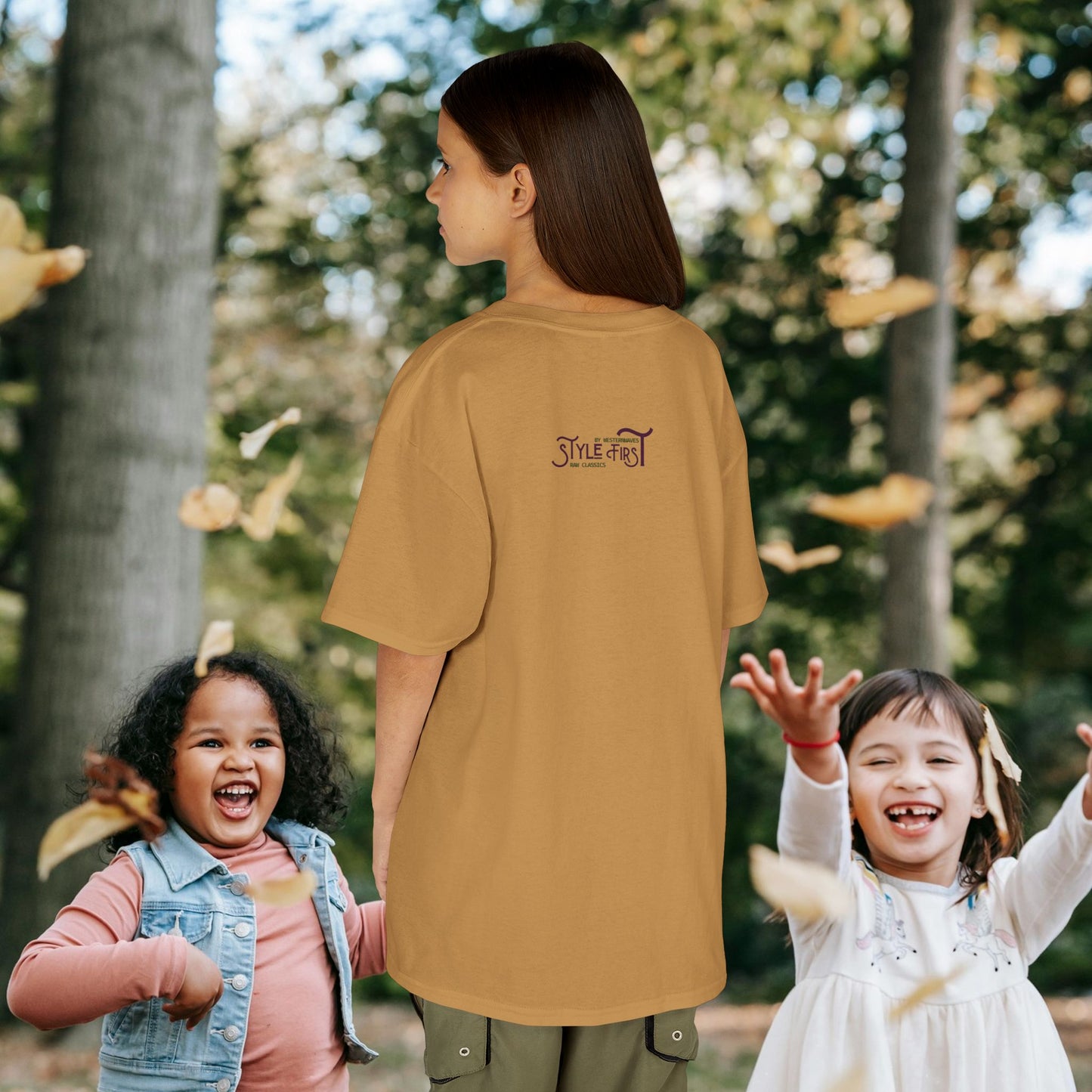 Kids Heavy Cotton™ Tee_ N2+ Series KHCT PT2WW009_ Limited Edition Durable Comfort for Every Adventure by WesternWaves: