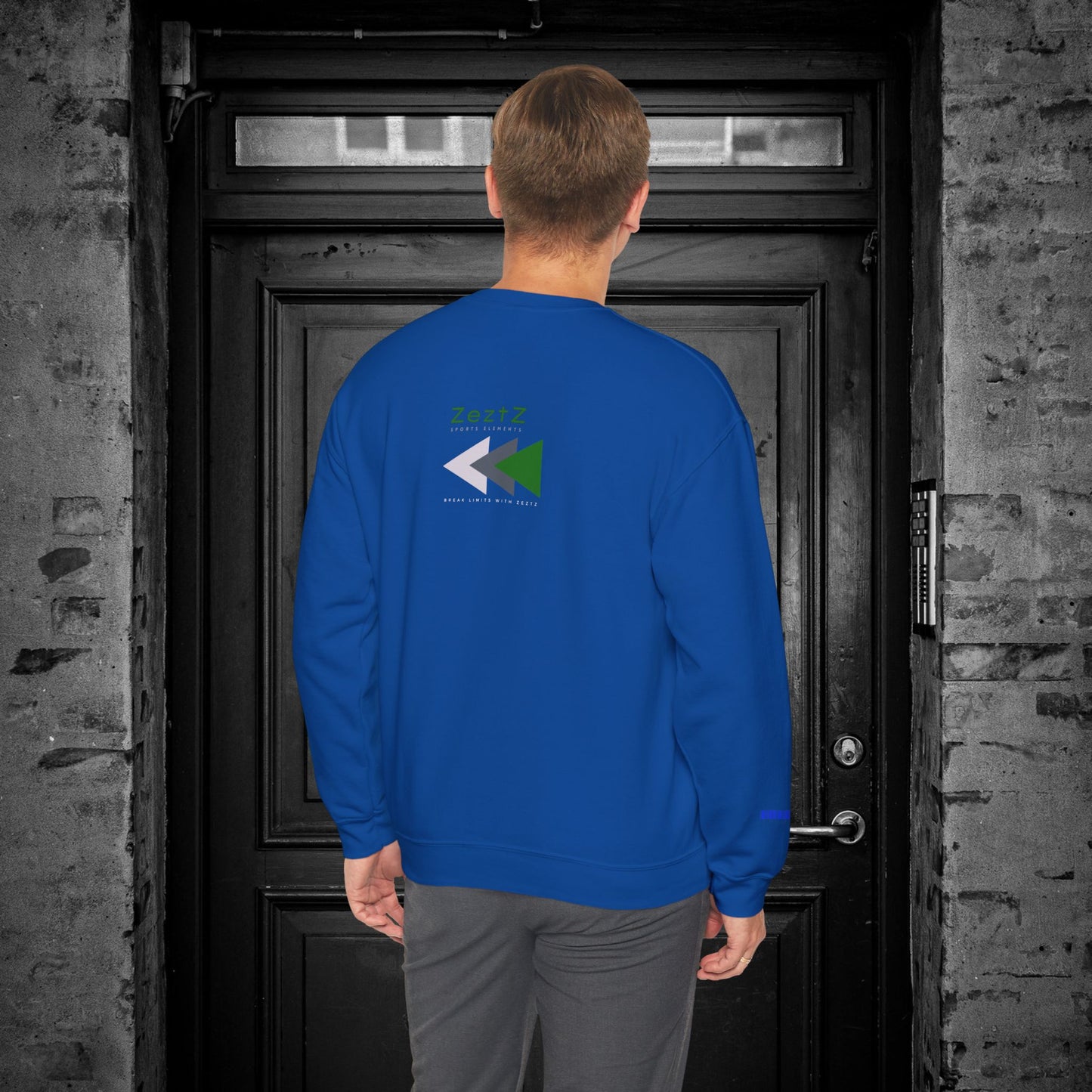 Unisex Heavy Blend™ Crewneck Sweatshirt_ N2+ Sports Series UHBCSS PT2WW009_ Limited Edition ‘Zeztz’ Brand Sports Elements by WesternWaves: