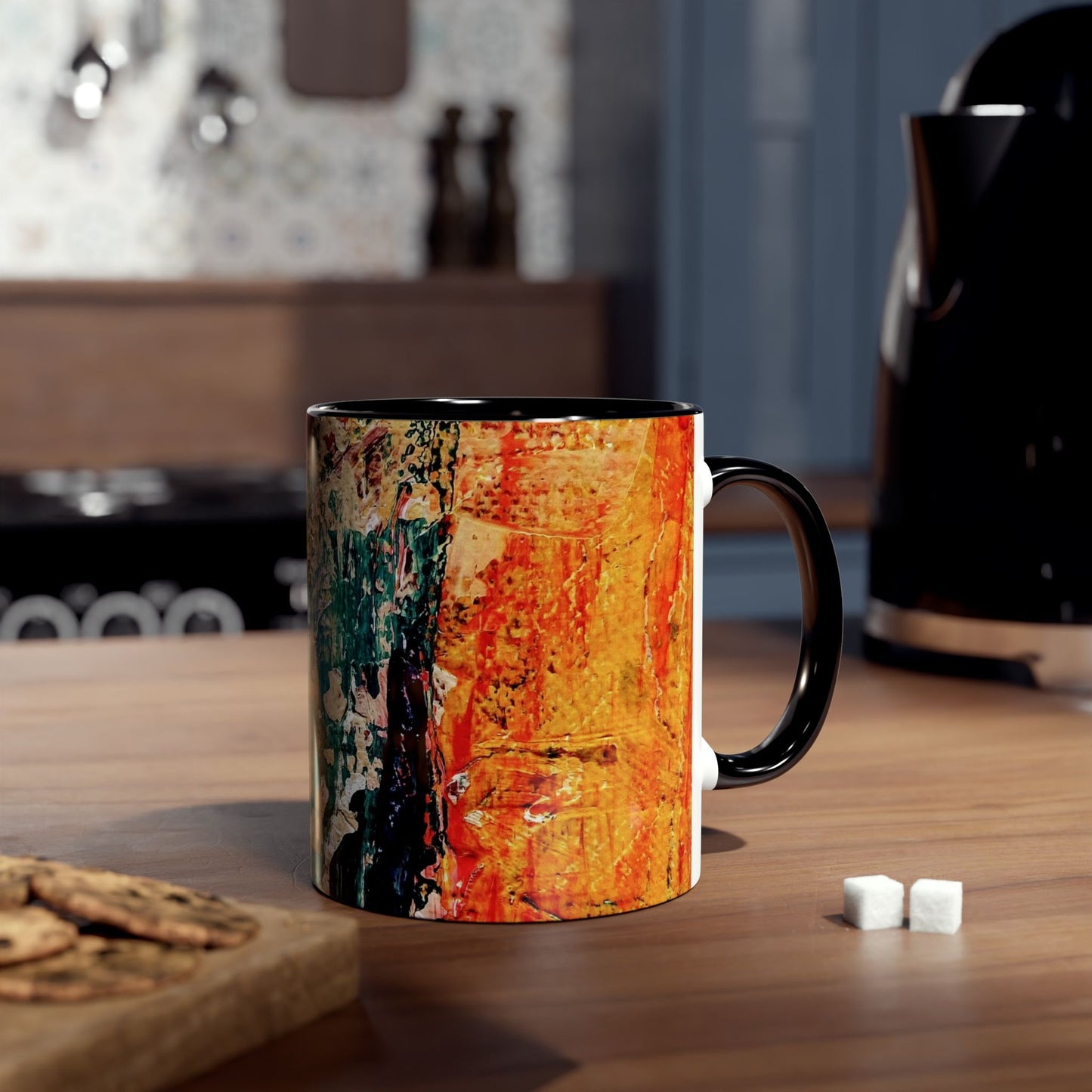Two-Tone Coffee Mugs, 11oz_ N2+ Series TTCM11OZ PT2WW001_ Limited Edition by SPW of WesternWaves: