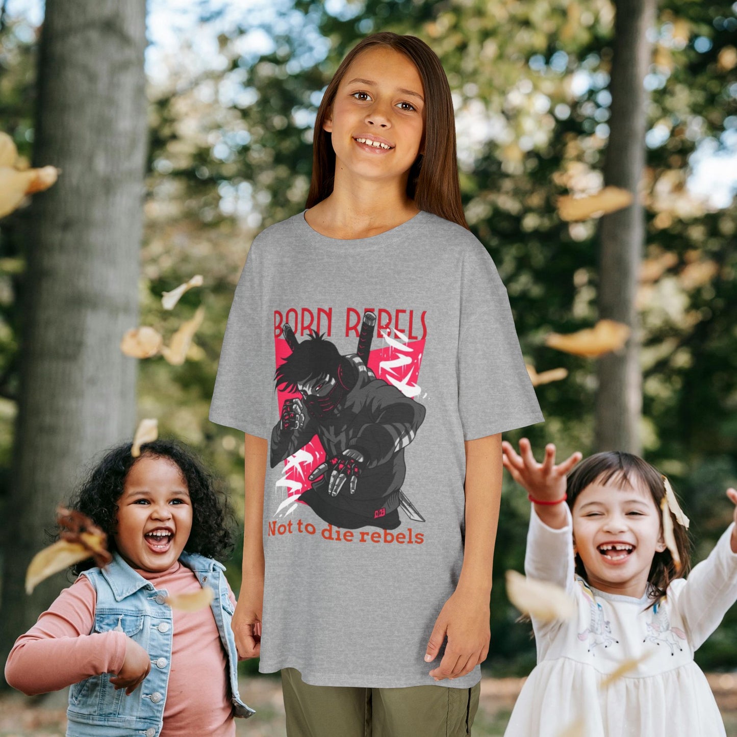 Kids Heavy Cotton™ Tee_ N3+ Series KHCT PT2WW004_ Limited Edition Durable Comfort for Every Adventure by WesternWaves: