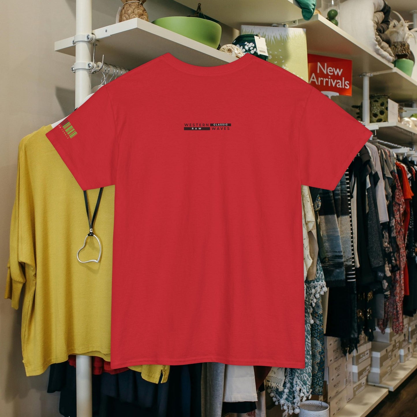 Unisex Heavy Cotton Tee_ Crafted from premium 100% cotton_ N2 Series UHCT PT2WW001_ Limited Edition Comfort & Durability by WesternWaves: