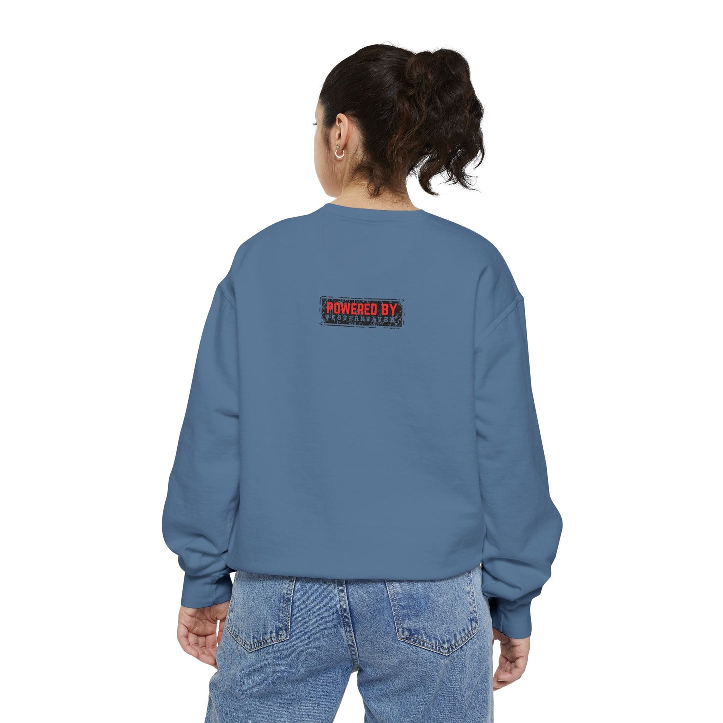 Motivational Unisex Garment-Dyed Sweatshirt, Cozy Pullover, Rise and Shine Apparel, Gift for Her, Inspirational Clothing