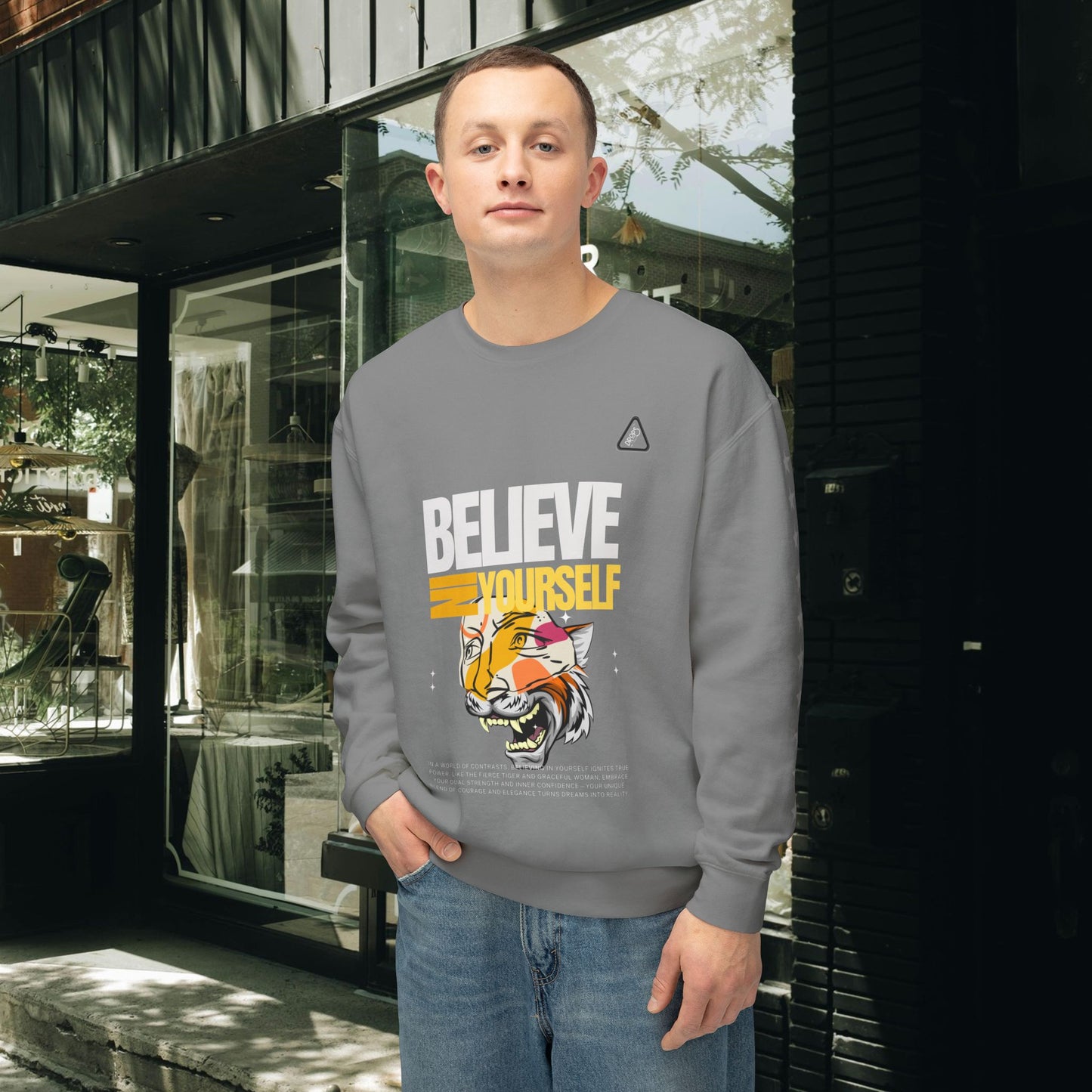 Unisex Lightweight Crewneck Sweatshirt_ N2 Series ULWCSS PT2WW006_ Limited Edition Unparalleled Quality by WesternWaves: