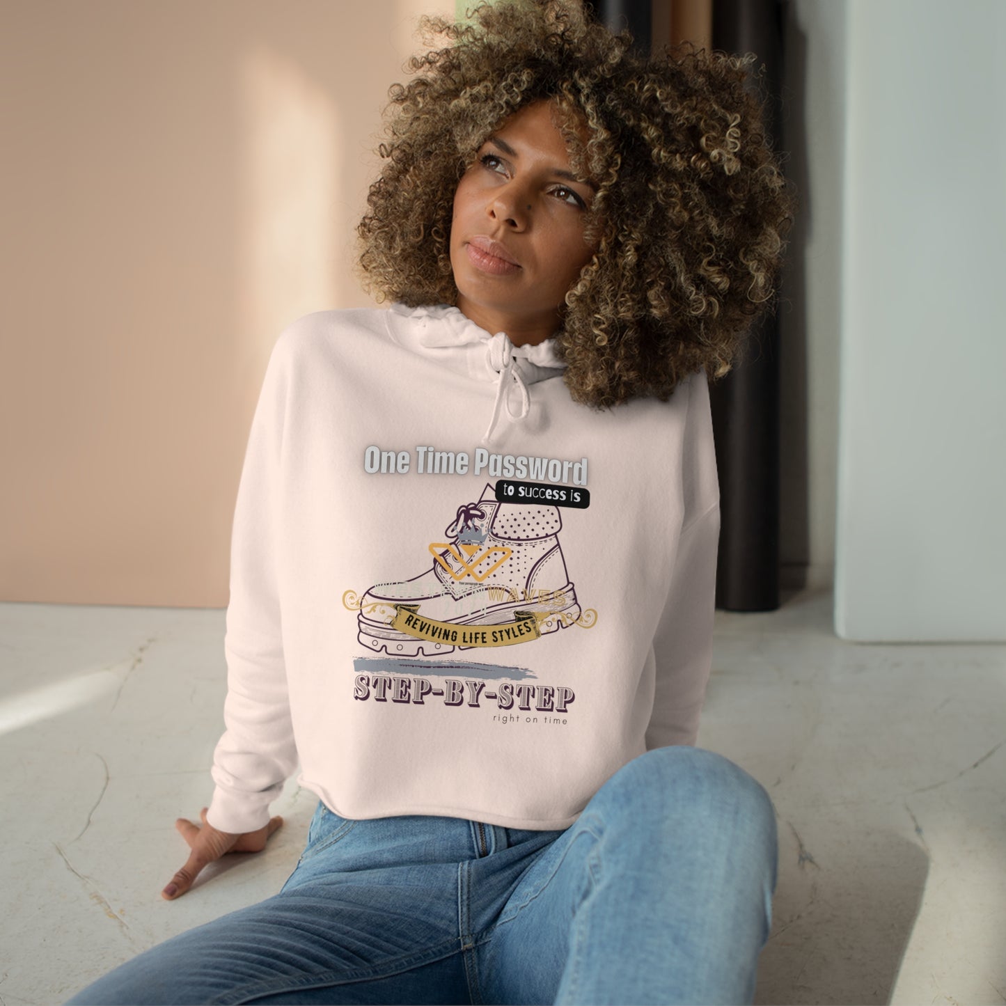 Crop Hoodie_ N2+ Series CH PT2WW001_ Limited Edition Stylish Comfort & Chic Design by WesternWaves: