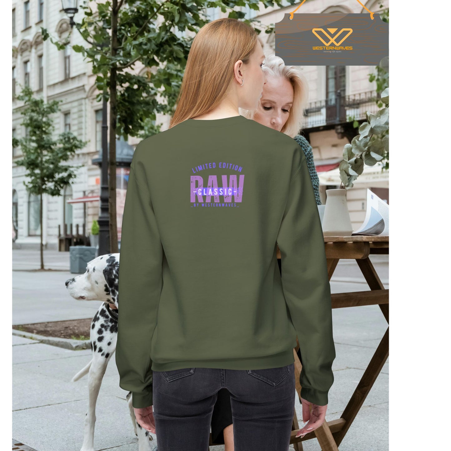 Softstyle Fleece Sweatshirt - N3+ Series SSFSS PT2WW001_ Limited Edition Cozy, Eco-Friendly, Unisex product by WesternWaves: