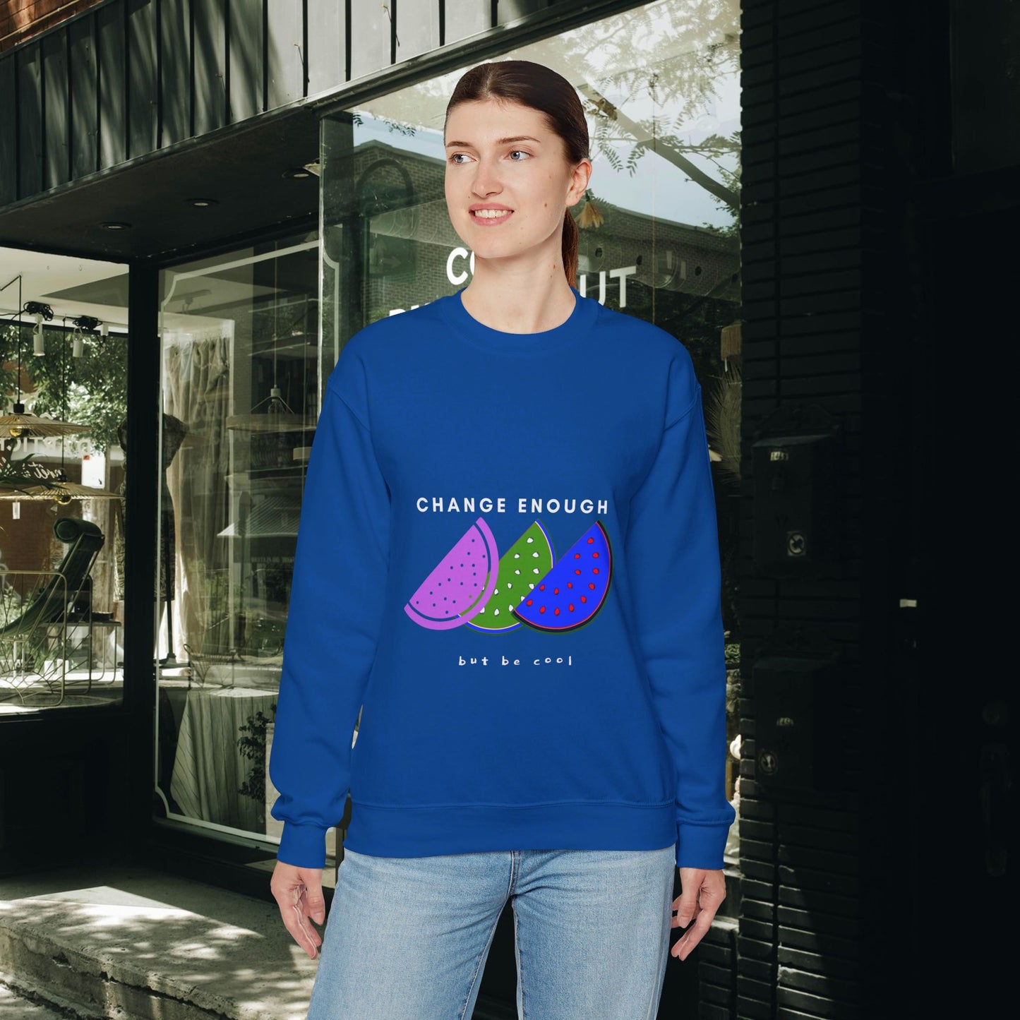 Unisex Heavy Blend™ Crewneck Sweatshirt_ N2+ Series UHBCSS PT2WW003_L imited Edition Pure Luxury for Every Occasion by WesternWaves: