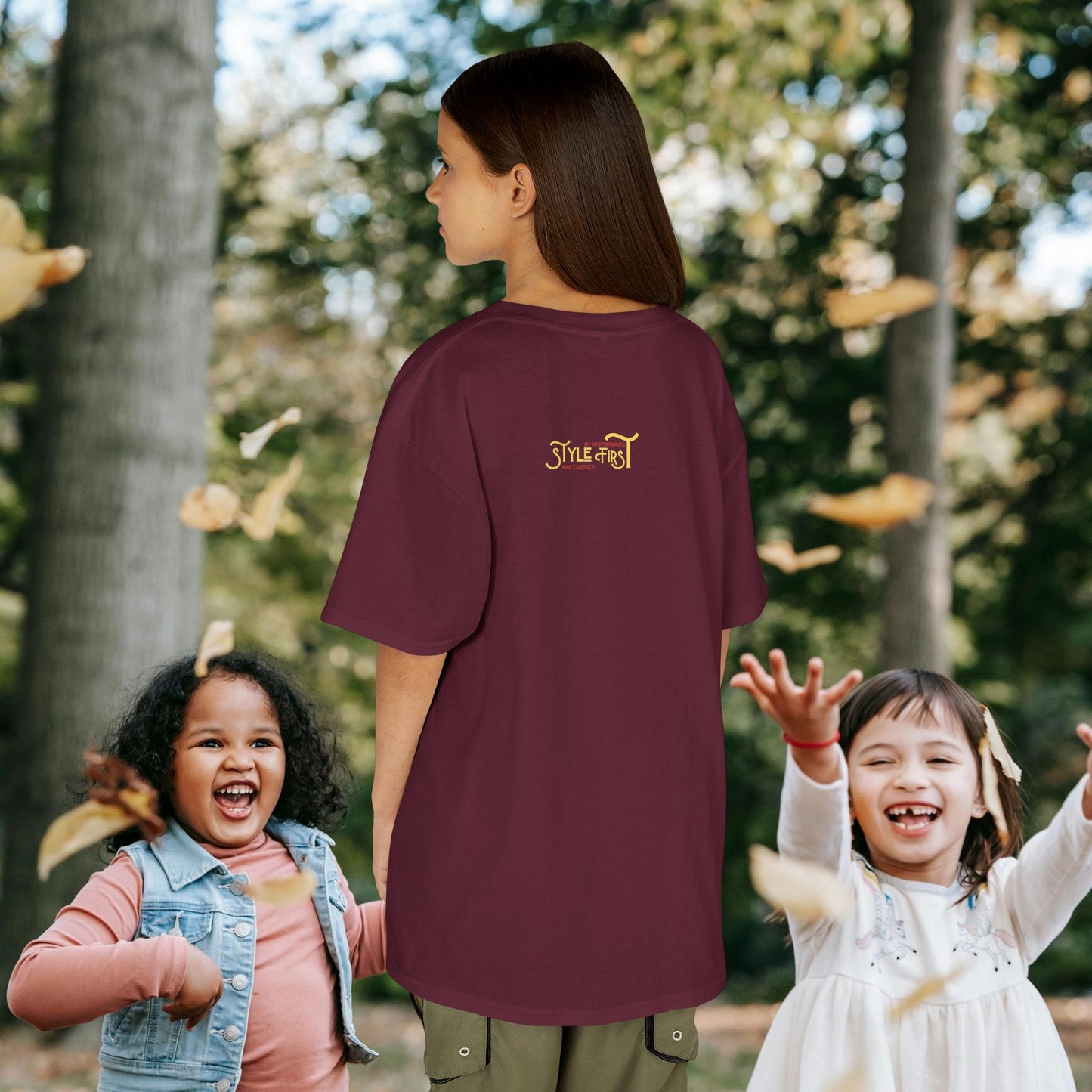 Kids Heavy Cotton™ Tee_ N2+ Series KHCT PT2WW009_ Limited Edition Durable Comfort for Every Adventure by WesternWaves:
