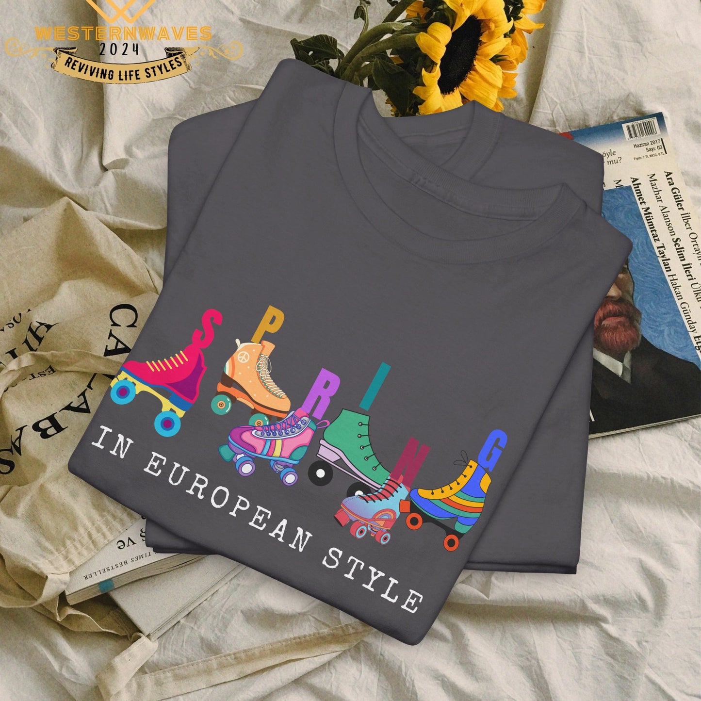 Unisex Heavy Cotton Tee_ Crafted from premium 100% cotton_ N+ Series UHCT PT2WW005_ Limited Edition by WesternWaves: