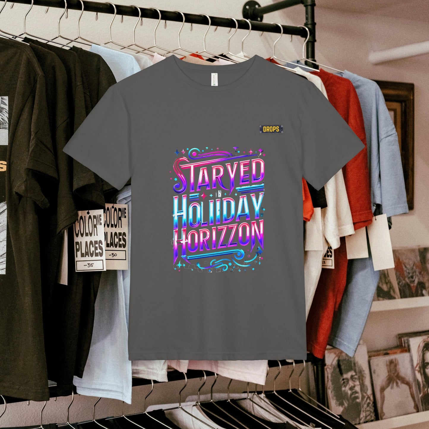 Unisex Sueded T-shirt_ 28 June 2025_ Limited Edition Summer Festivities, by WesternWaves: