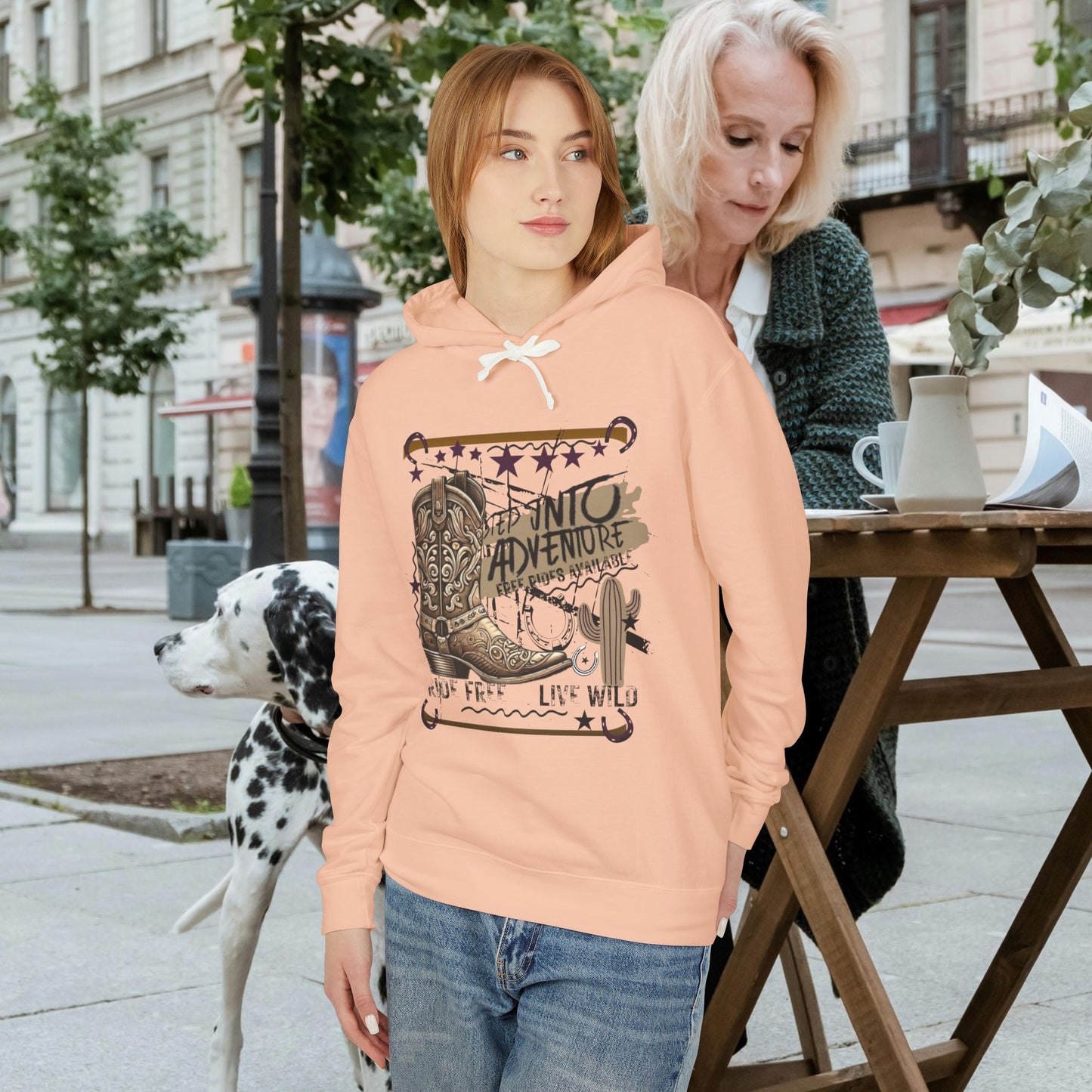 Unisex Lightweight Hooded Sweatshirt – N2+ Series SLWHSS PT2WW006_ Limited Edition Crafted Comfort by WesternWaves: