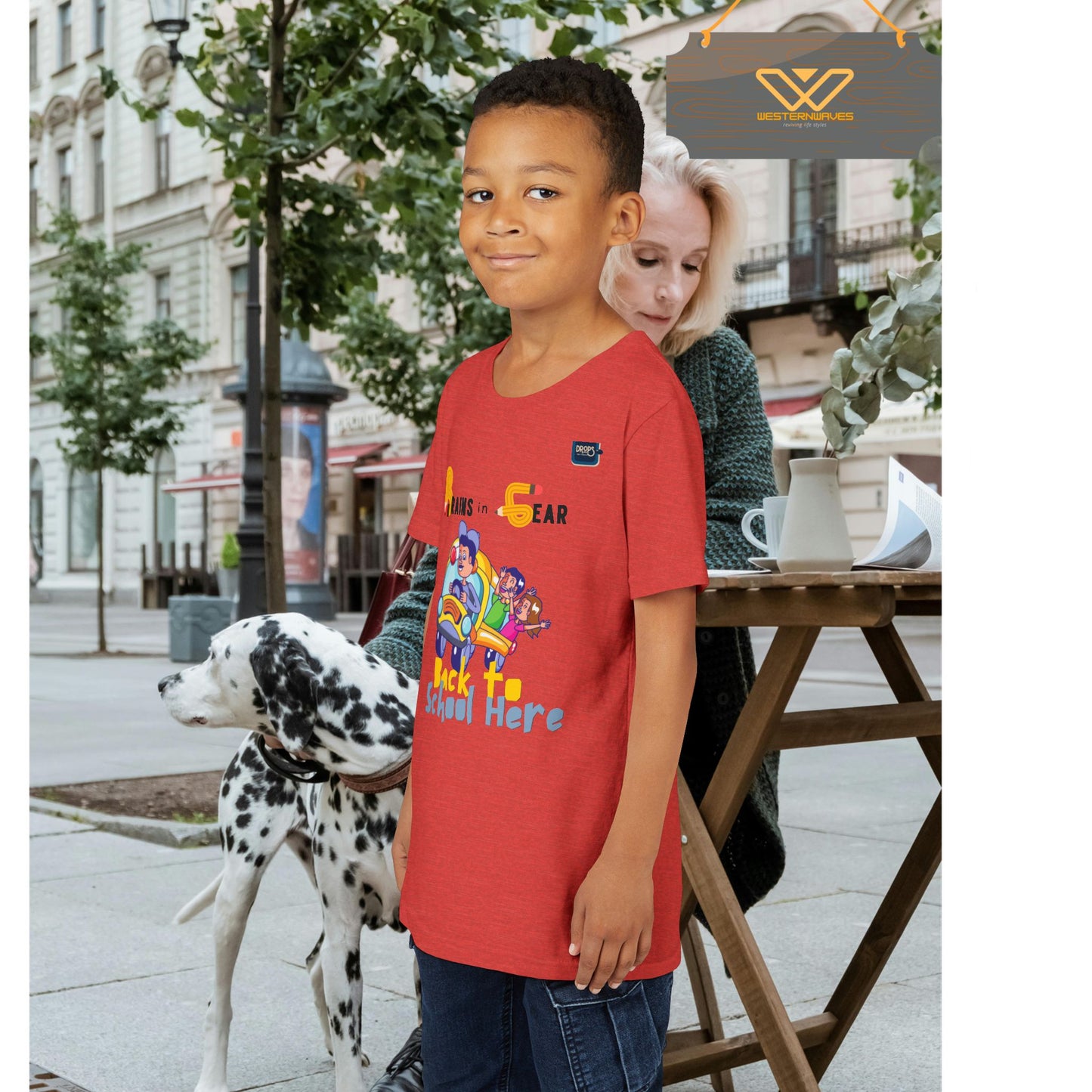 Youth Short Sleeve Tee_N2 Series YSST PT2WW001_ Limited Edition Utmost Comfort by WesternWaves: