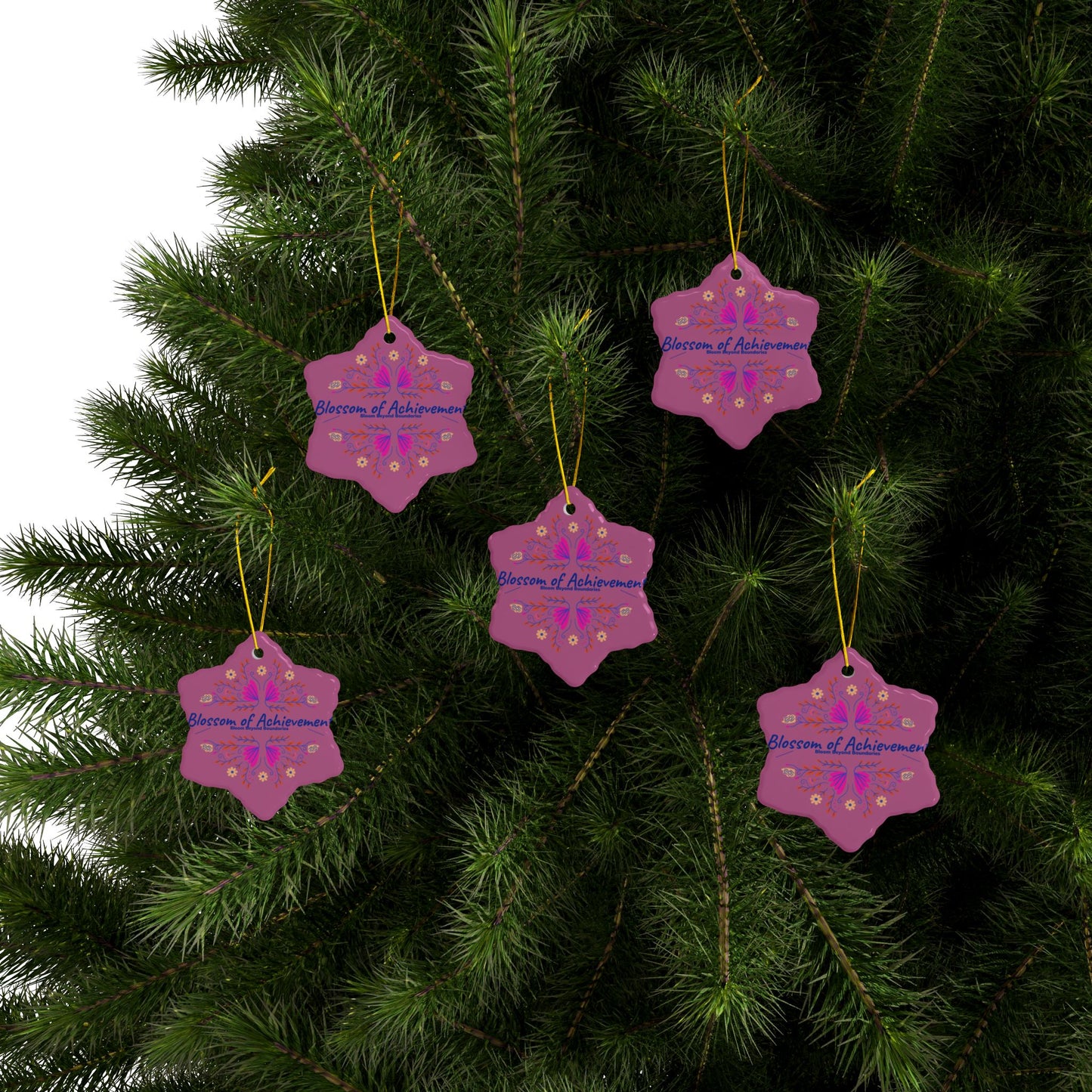 Ceramic Ornaments, 2-Side Print, (1pc, 3pcs, 5pcs, 10pcs)_ N2+ Series CO2SP PT2WW001_ Limited Edition Designs For Durability & Elegance by WesternWaves: