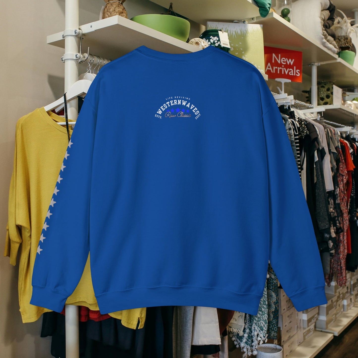 Unisex Heavy Blend™ Crewneck Sweatshirt_ N2 Sports Series UHBCSS PT2WW004_ Limited Edition 'DROPS' Brand Sweatshirt by WesternWaves: