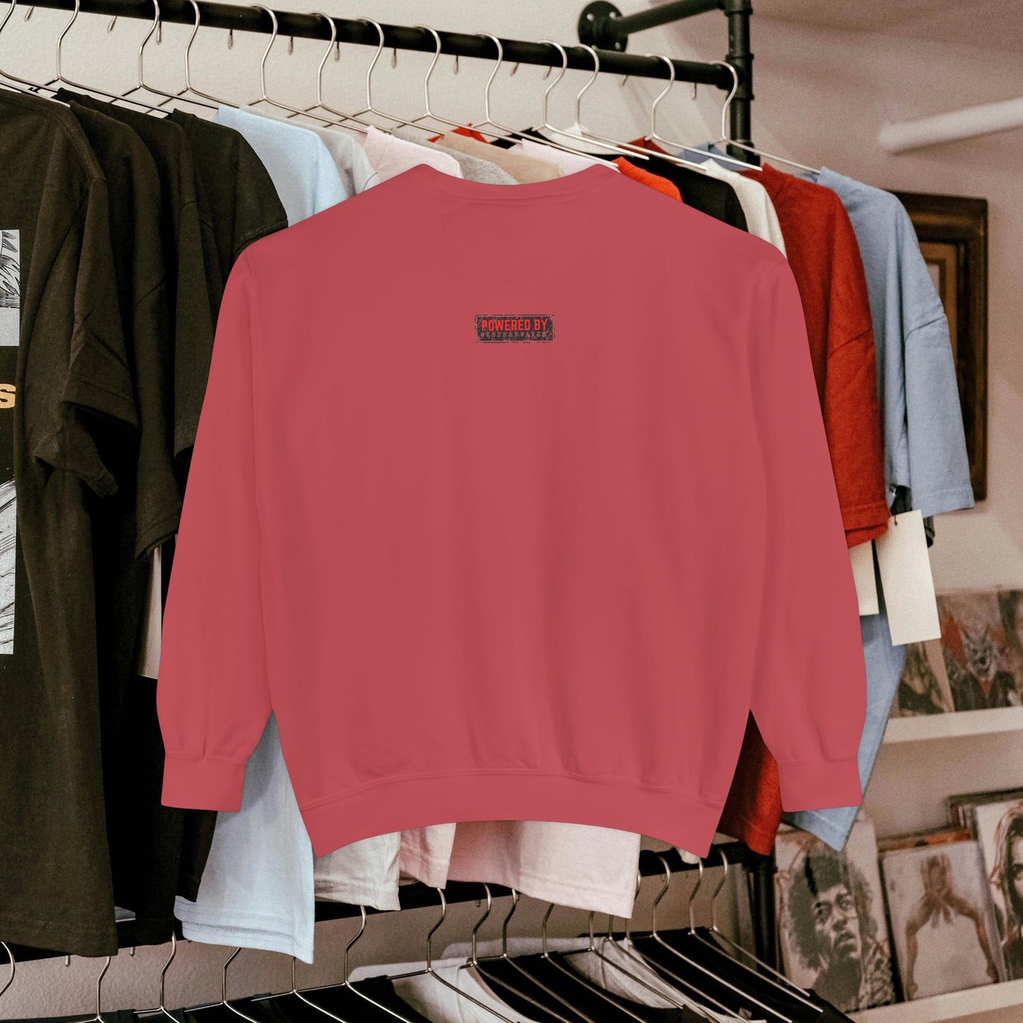 Unisex Garment-Dyed Sweatshirt_ N2 Series USGDSS PT2WW002_ Limited Edition Masterpiece of ‘ZeztZ’ Sports Brand _ Luxury & Casual Comfort by WesternWaves: