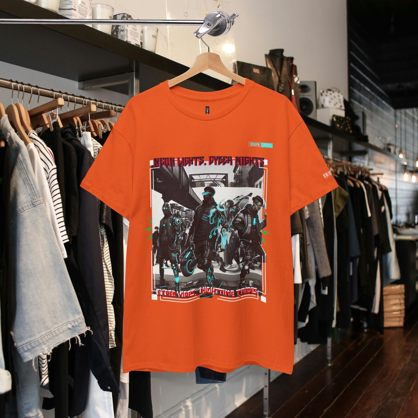 Unisex Heavy Cotton Tee_ N8+ Series USHOSTEE_ PT2WW003_ 01 Oct 2025_ Limited Edition Casual Wear by WesternWaves: