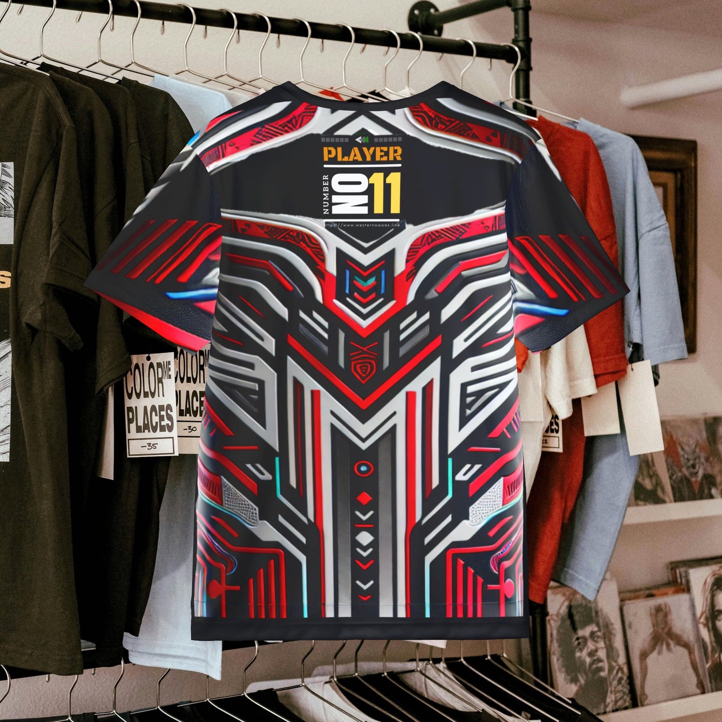 Men's Sports Jersey_ Series UWD 063_ Limited Edition Stylish Soccer T-shirt by WesternWaves: