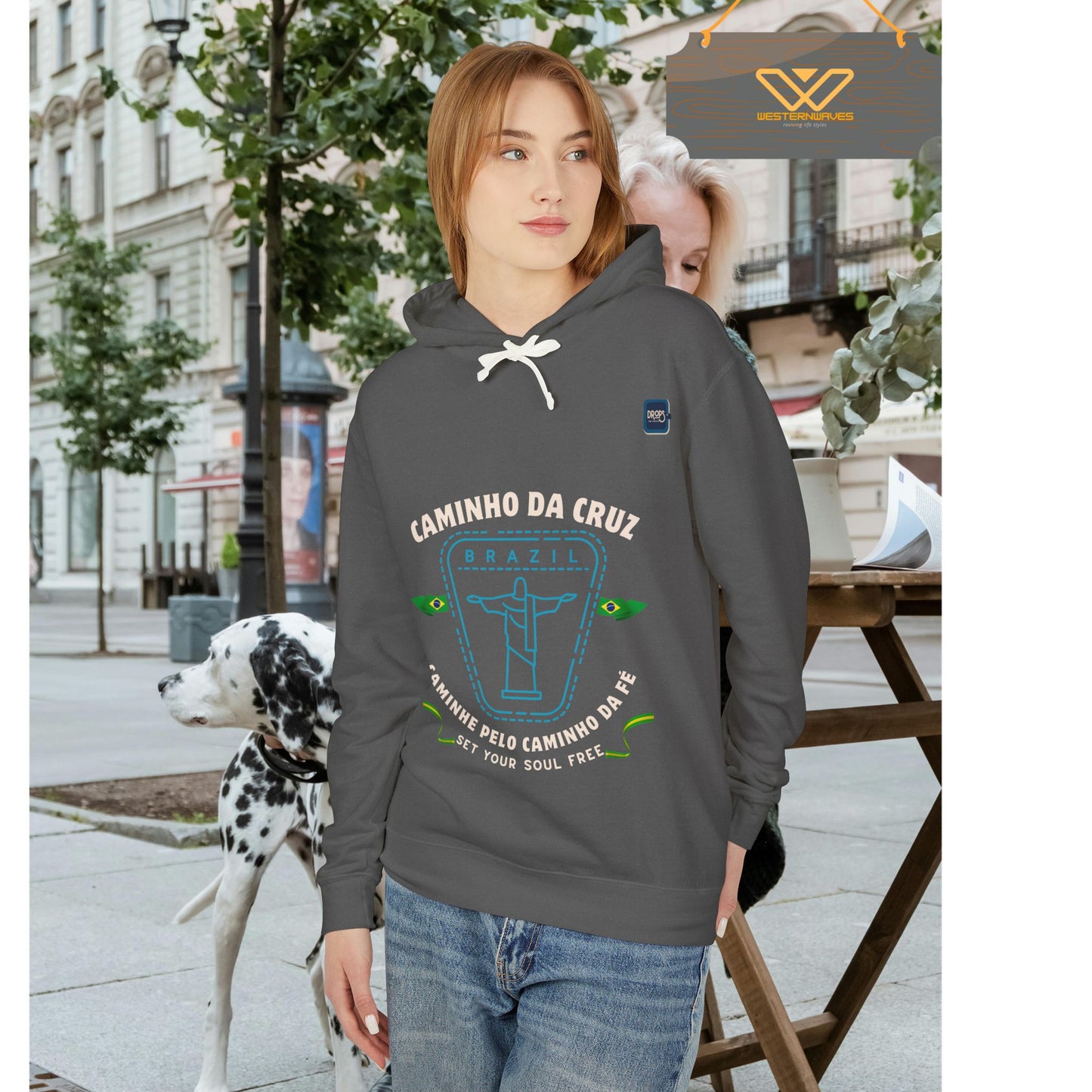 Unisex Lightweight Hooded Sweatshirt – N2+ Series USLWHSS PT2WW024_ Limited Edition Crafted Comfort by WesternWaves: