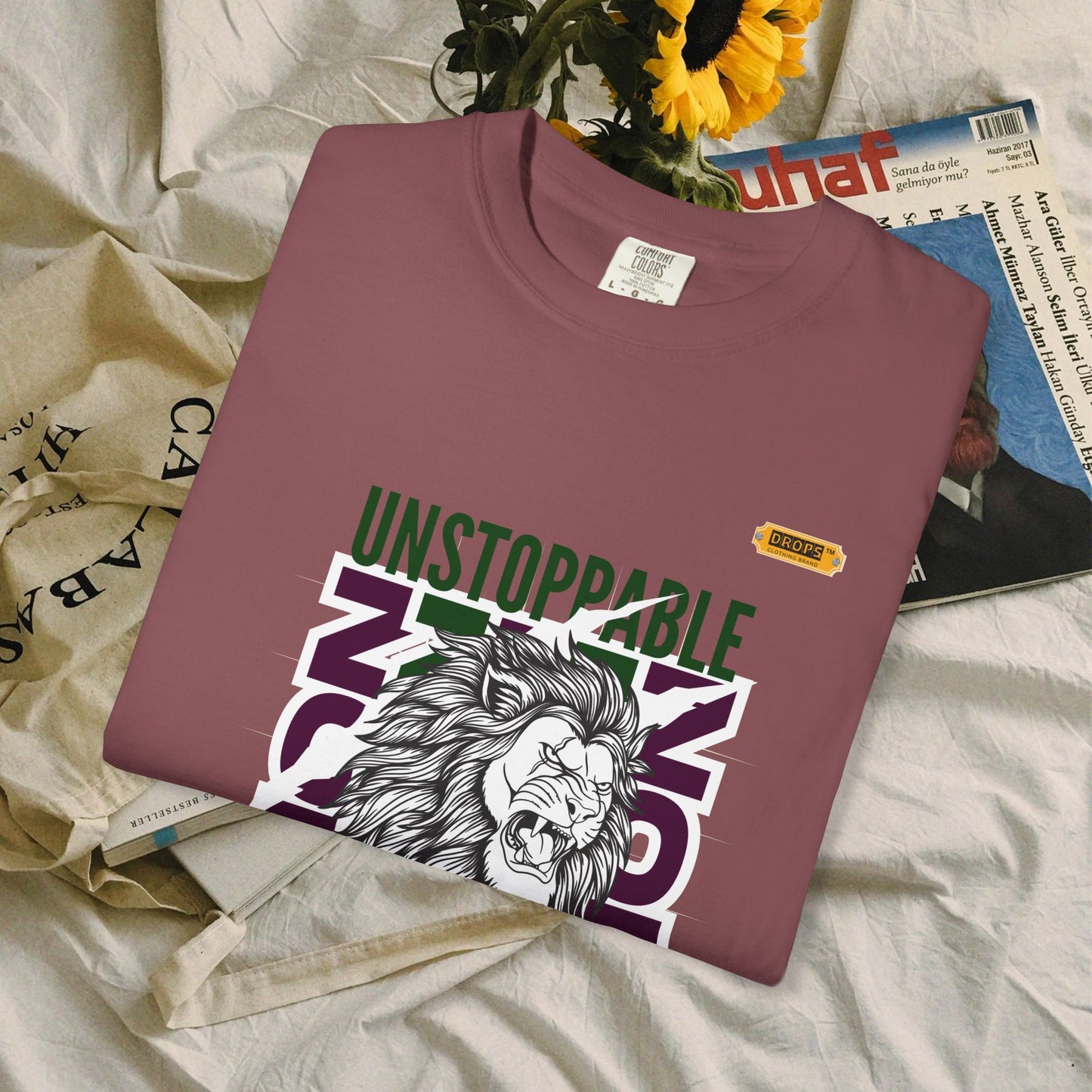 Unisex Garment-Dyed T-Shirt_ 26 June 2025_ Limited Edition Strength in Diversity by WesternWaves: