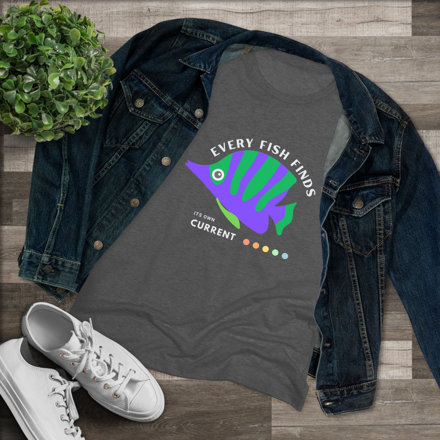 Women's Triblend Tee_ N3+ Series WTBT PT2WV002_ Limited Edition Designer Tee by SPW of WesternWaves
