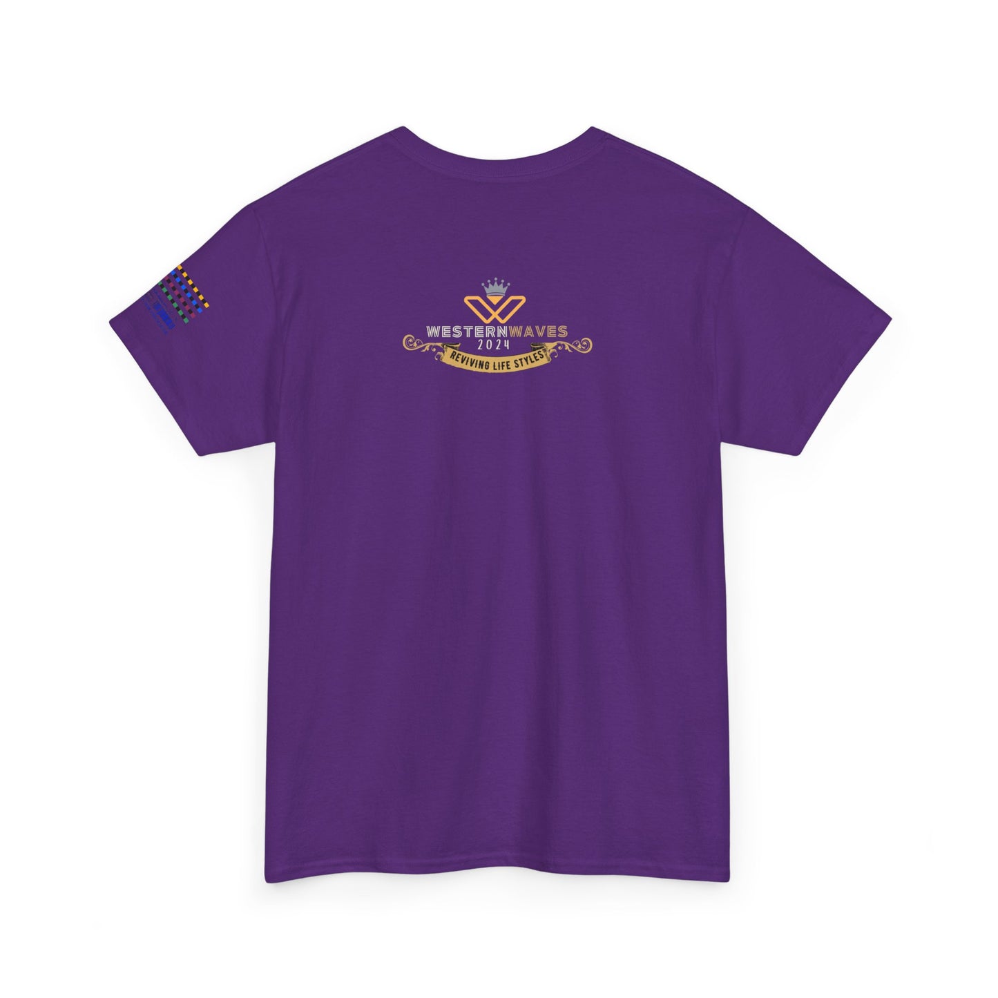 Unisex Heavy Cotton Tee_ Crafted from premium 100% cotton_ N+ Series UHCT PT2WV002_ Limited Edition by WesternWaves: