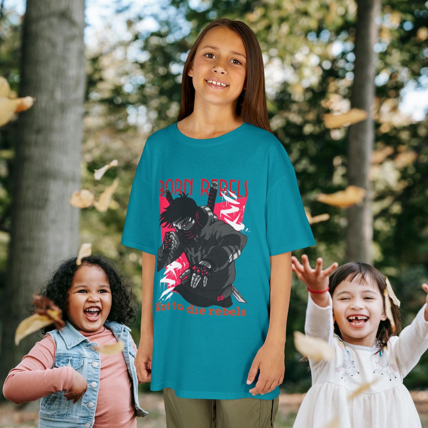 Kids Heavy Cotton™ Tee_ N3+ Series KHCT PT2WW004_ Limited Edition Durable Comfort for Every Adventure by WesternWaves: