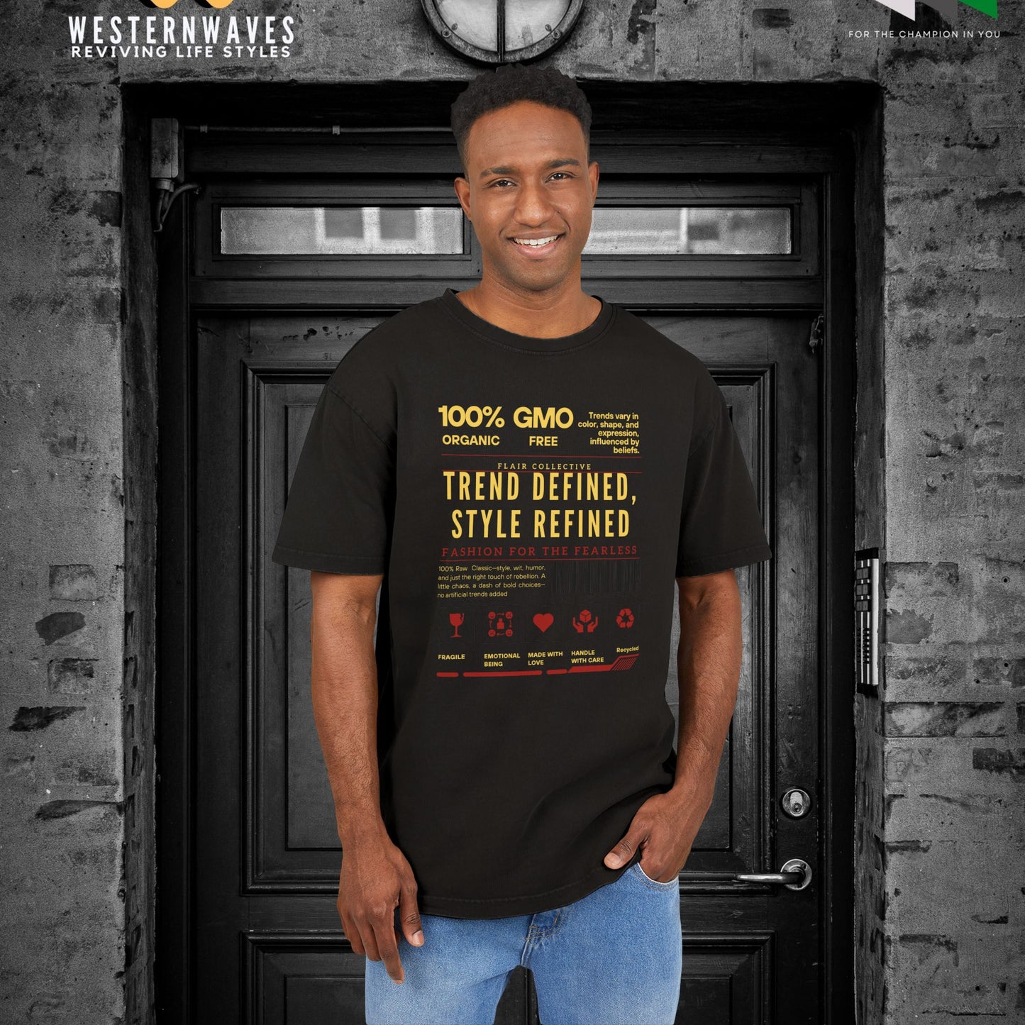 Men's Acid Washed Heavy Oversize Tee_ N3+ Series MAWHOSIZEDTEE PT2WW001_ Limited Edition Irresistible Cool Stuff by WesternWaves: