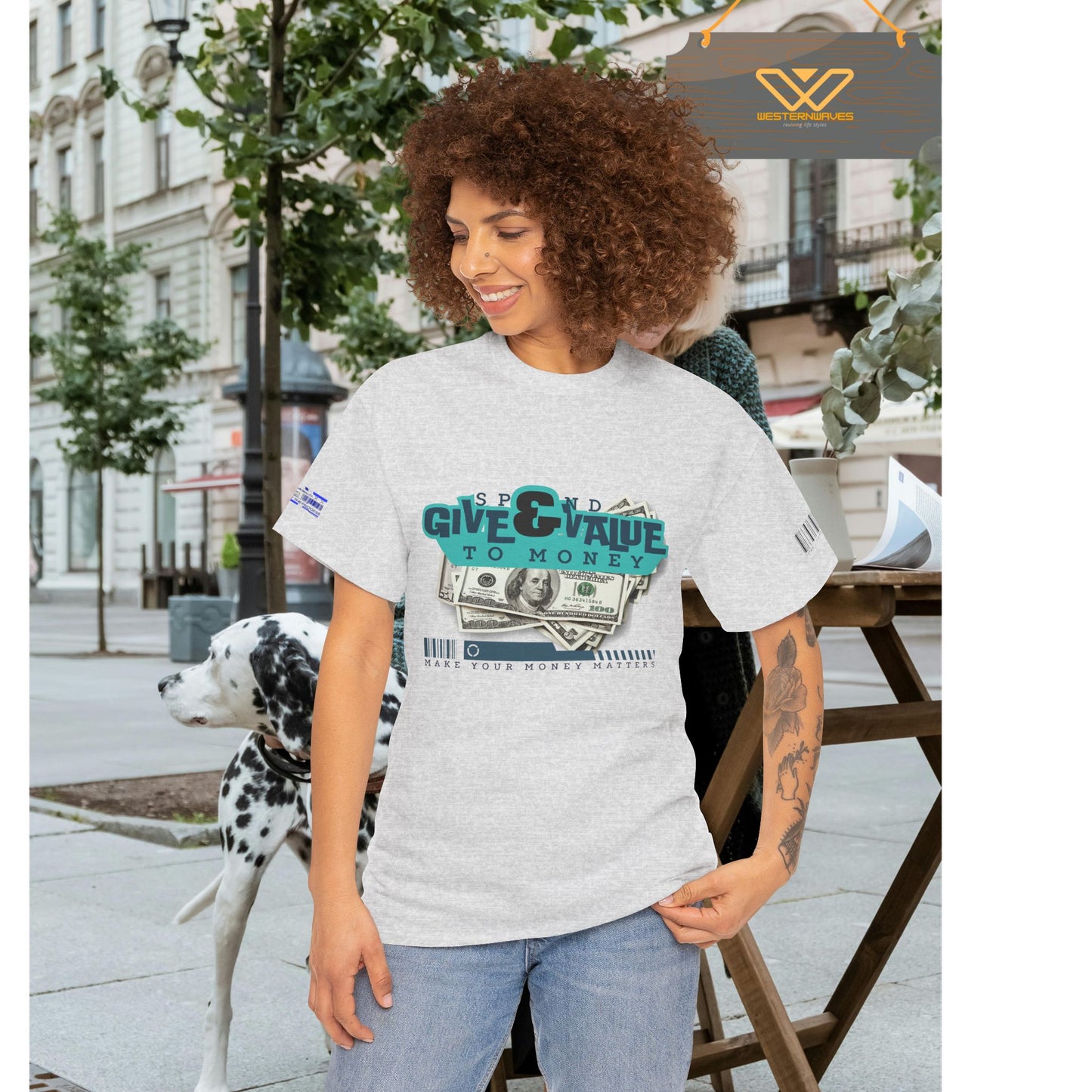 Unisex Heavy Cotton Tee_ Crafted from premium 100% cotton_ N3+ Series UHCT PT2WW012_ Limited Edition Maximum Comfort by WesternWaves: