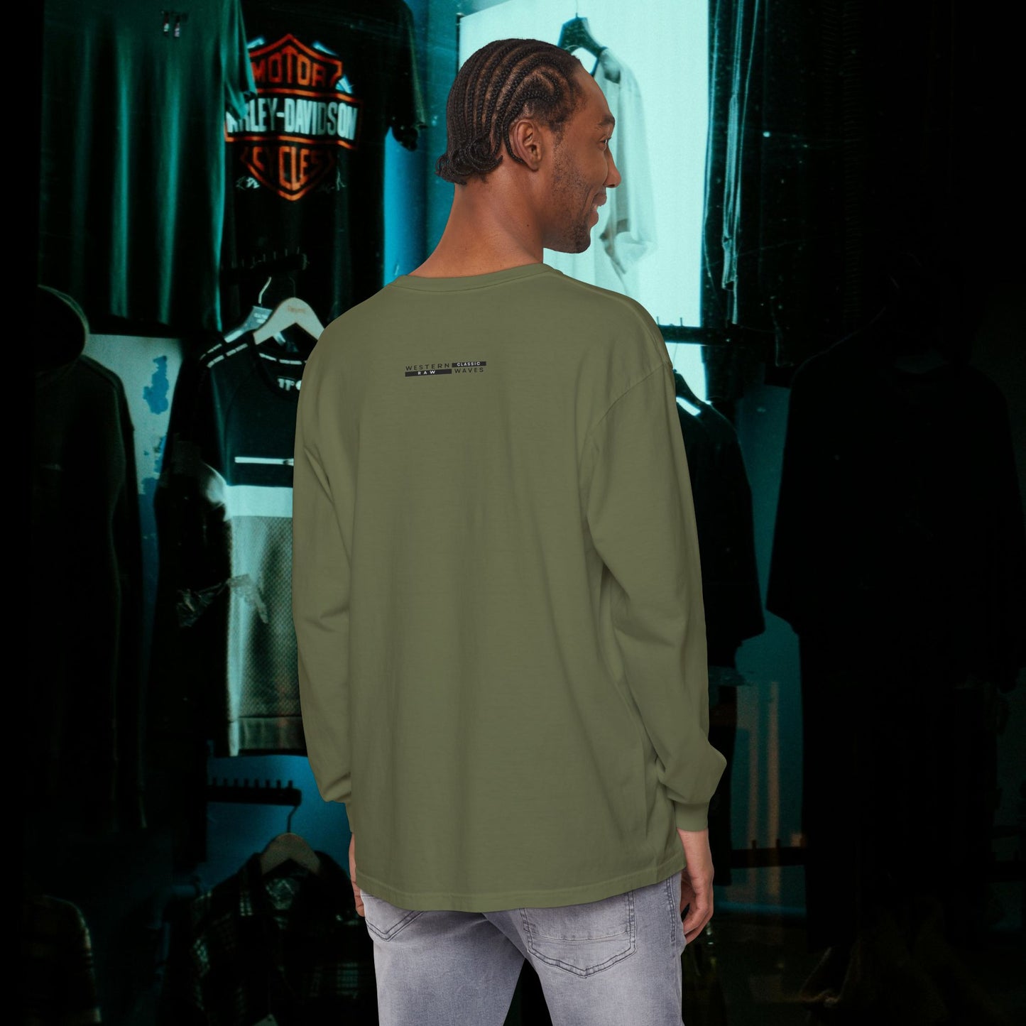 Unisex Long Sleeve T-Shirt_ N7 Series USLSTSHIRT PT2WW002_ Limited Edition Trendy Vibes by WesternWaves: