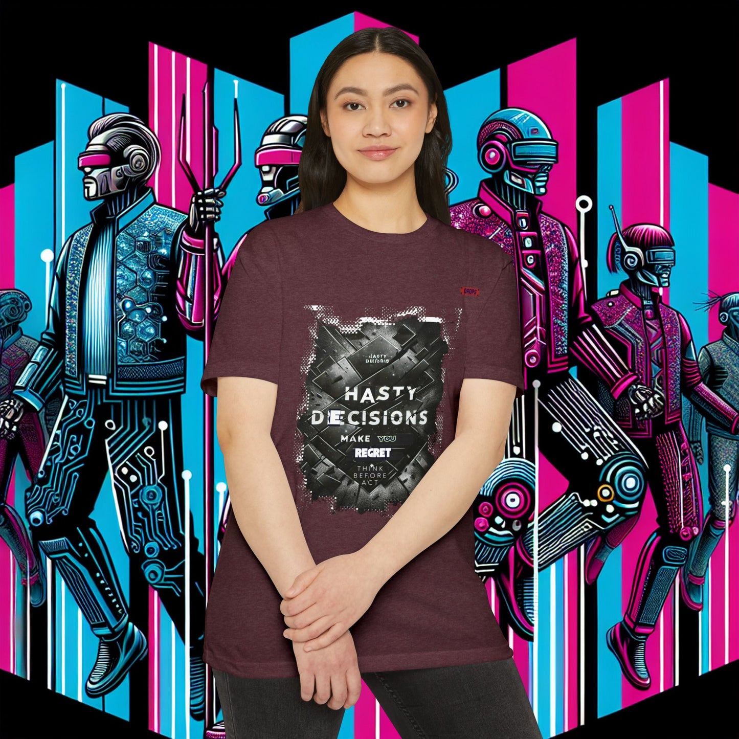 Unisex CVC Jersey T-shirt_ N8+ Series USCVCJTS PT2WW001_ Limited Edition CVC T-shirt by WesternWaves: