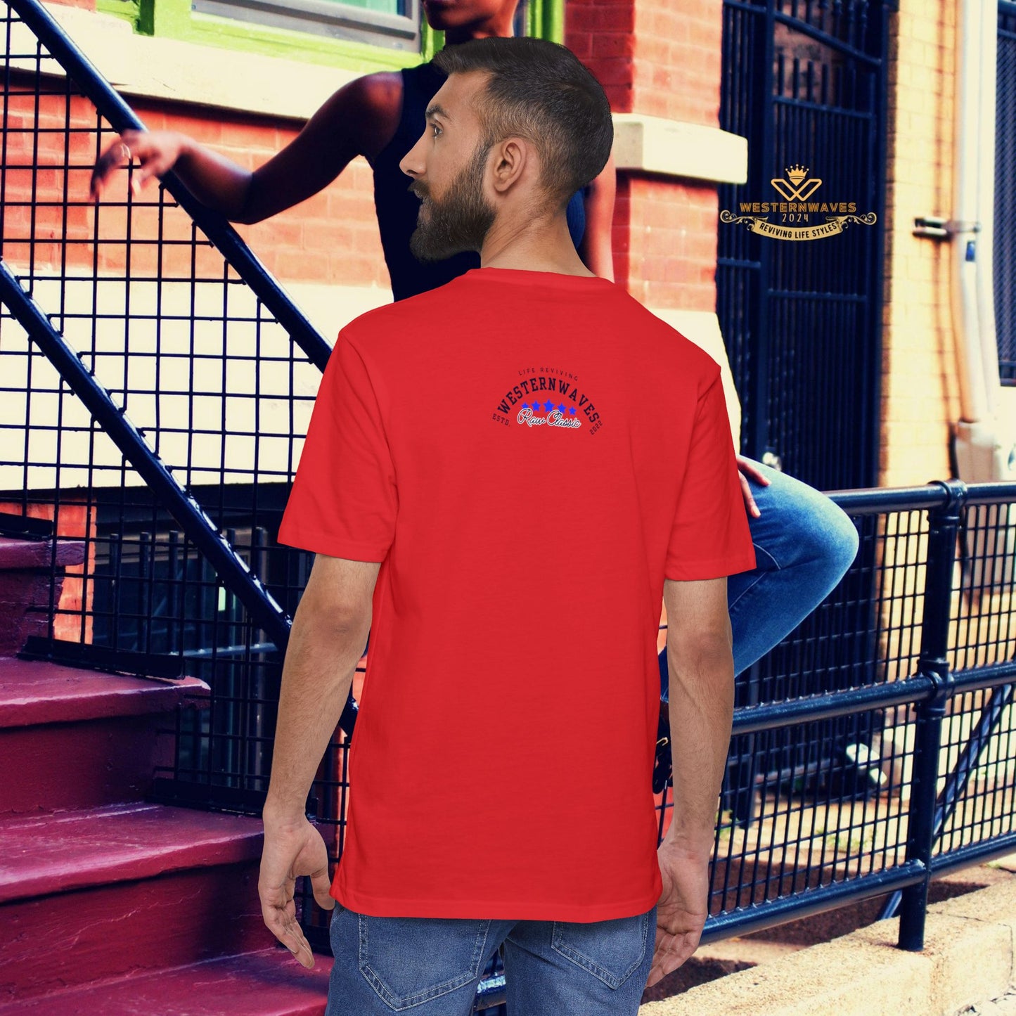 Unisex District® Re-Tee®_ N Series USDRR_ PT2WW001_ Sustainable Style by WesternWaves: