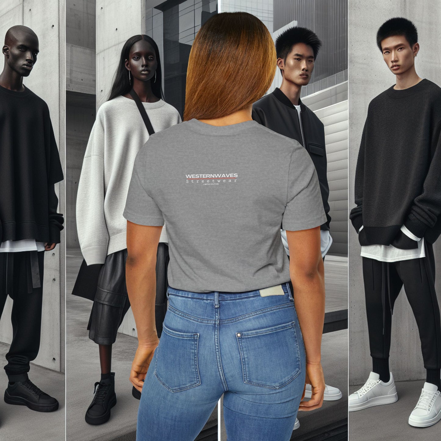 Casual Tee_ Series UWD 070_ Limited Edition Casual Streetwear Tee by WesternWaves: