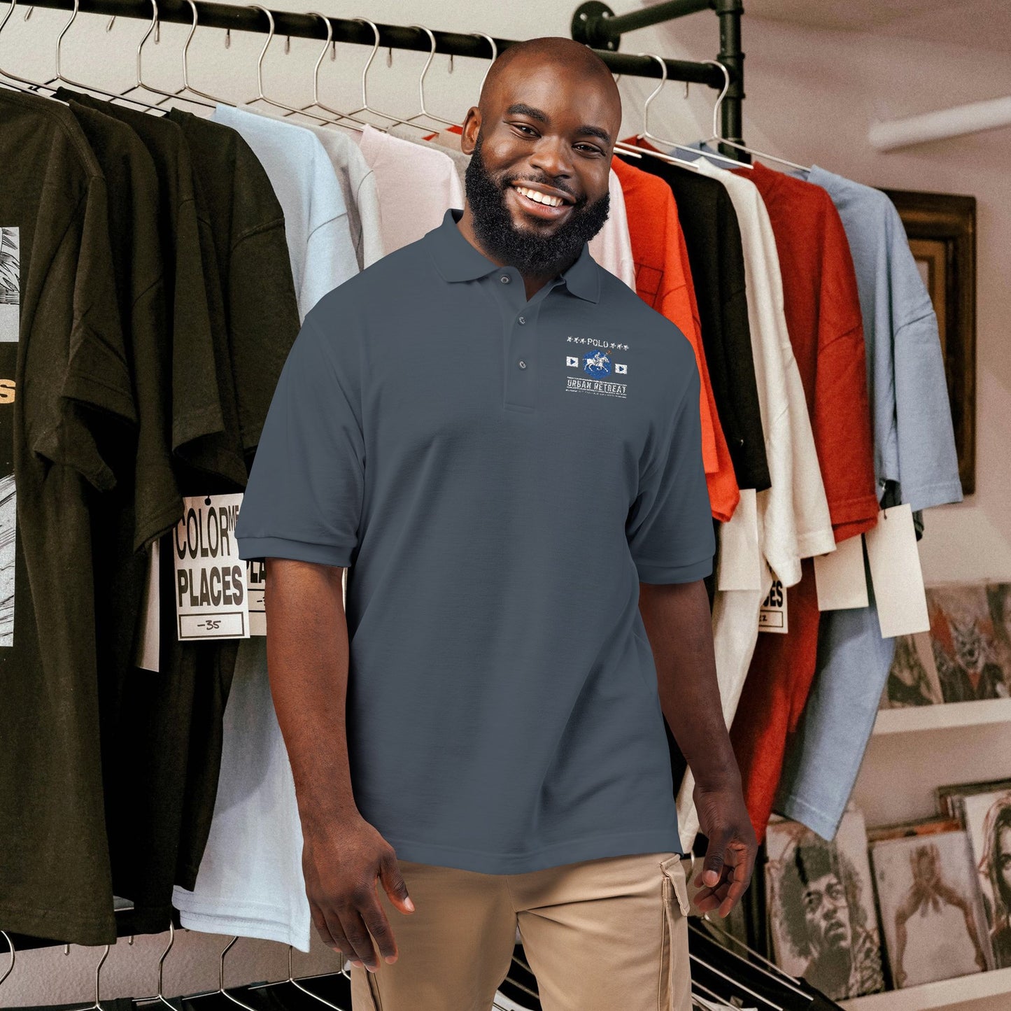 Unisex Polo Shirt_ Series N8+ USPS PT2WW001_ 11 Sep 2025_ Limited Edition Casual Wear by WesternWaves: