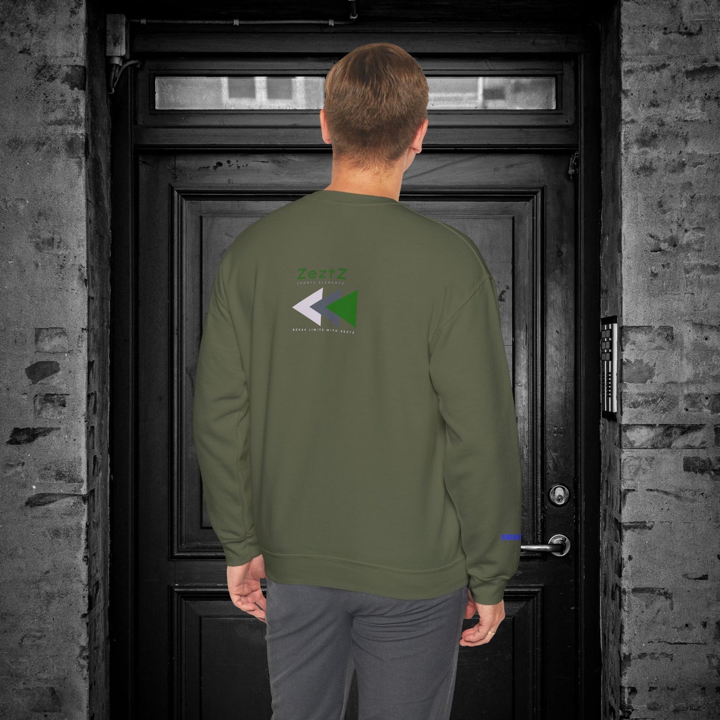 Unisex Heavy Blend™ Crewneck Sweatshirt_ N2+ Sports Series UHBCSS PT2WW009_ Limited Edition ‘Zeztz’ Brand Sports Elements by WesternWaves: