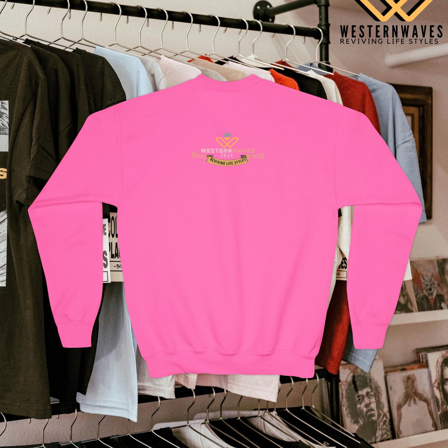 Youth Crewneck Sweatshirt_ N3+ Series YCNSS PT2WW001_ Limited Edition Perfect Companion for the School, Sports & Casual hangouts by WesternWaves: