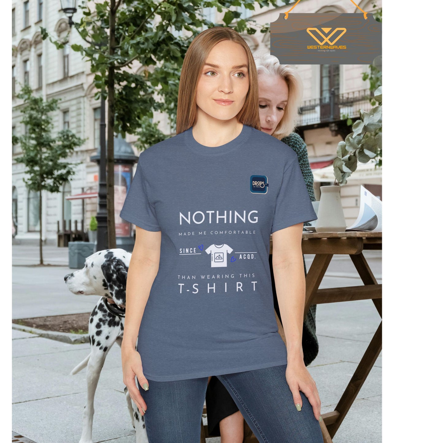 Comfort Graphic Tee_ N7+ Series CGTEE PT2WW001_ Limited Edition by WesternWaves: