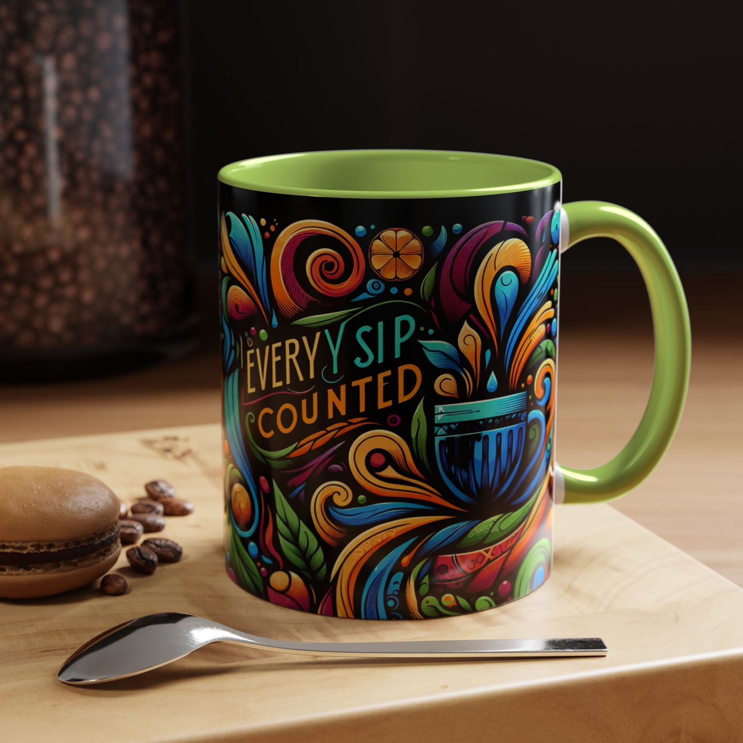Accent Coffee Mug 11_ N3* Series ACM11OZ PT2WW022_ Limited Edition Perfect Blend of Style by WesternWaves: